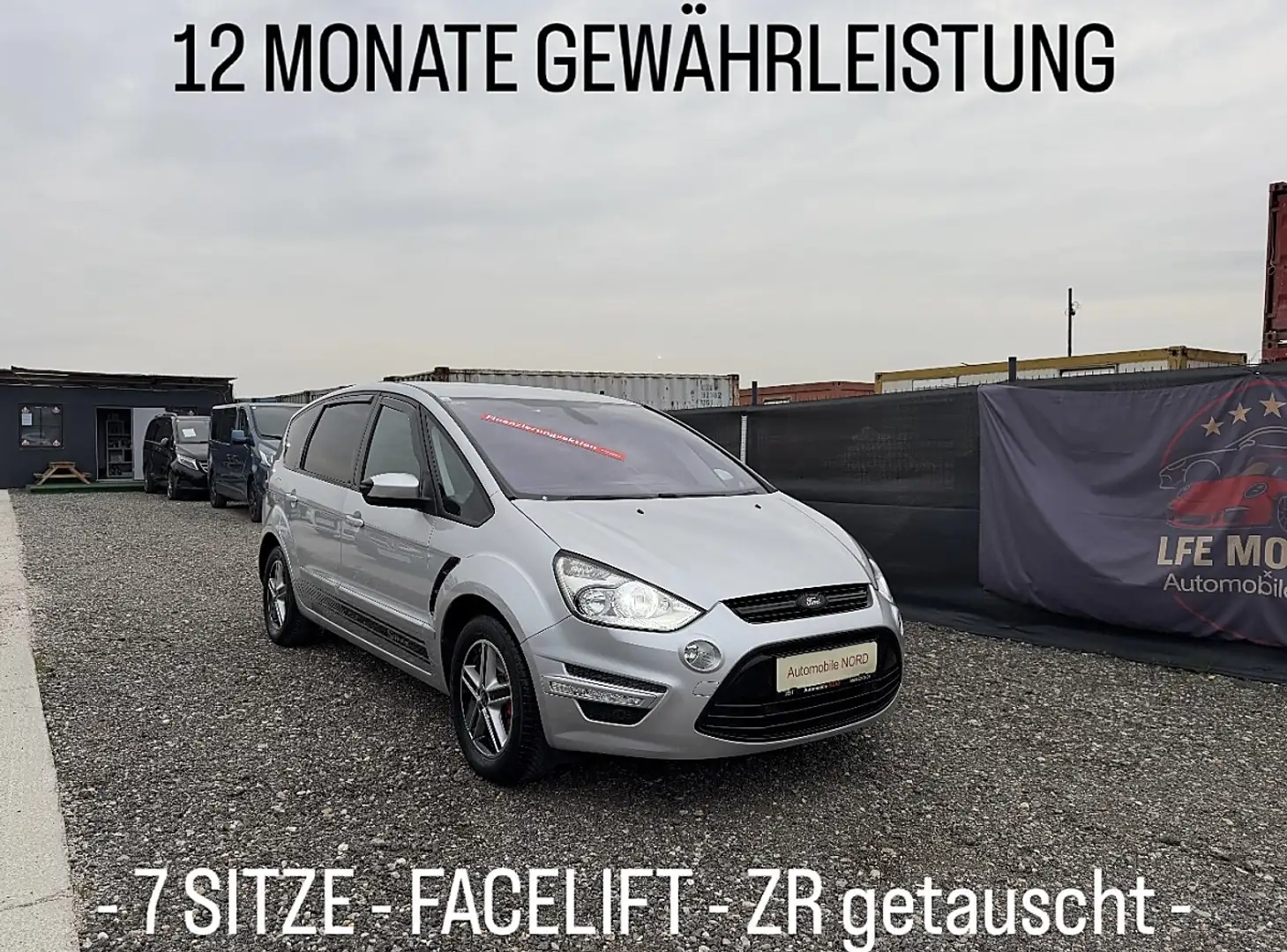Ford S-Max S-MAX Titanium 1,6 TDCi - 7 SITZE - Pickerl NEU... Silber - 1