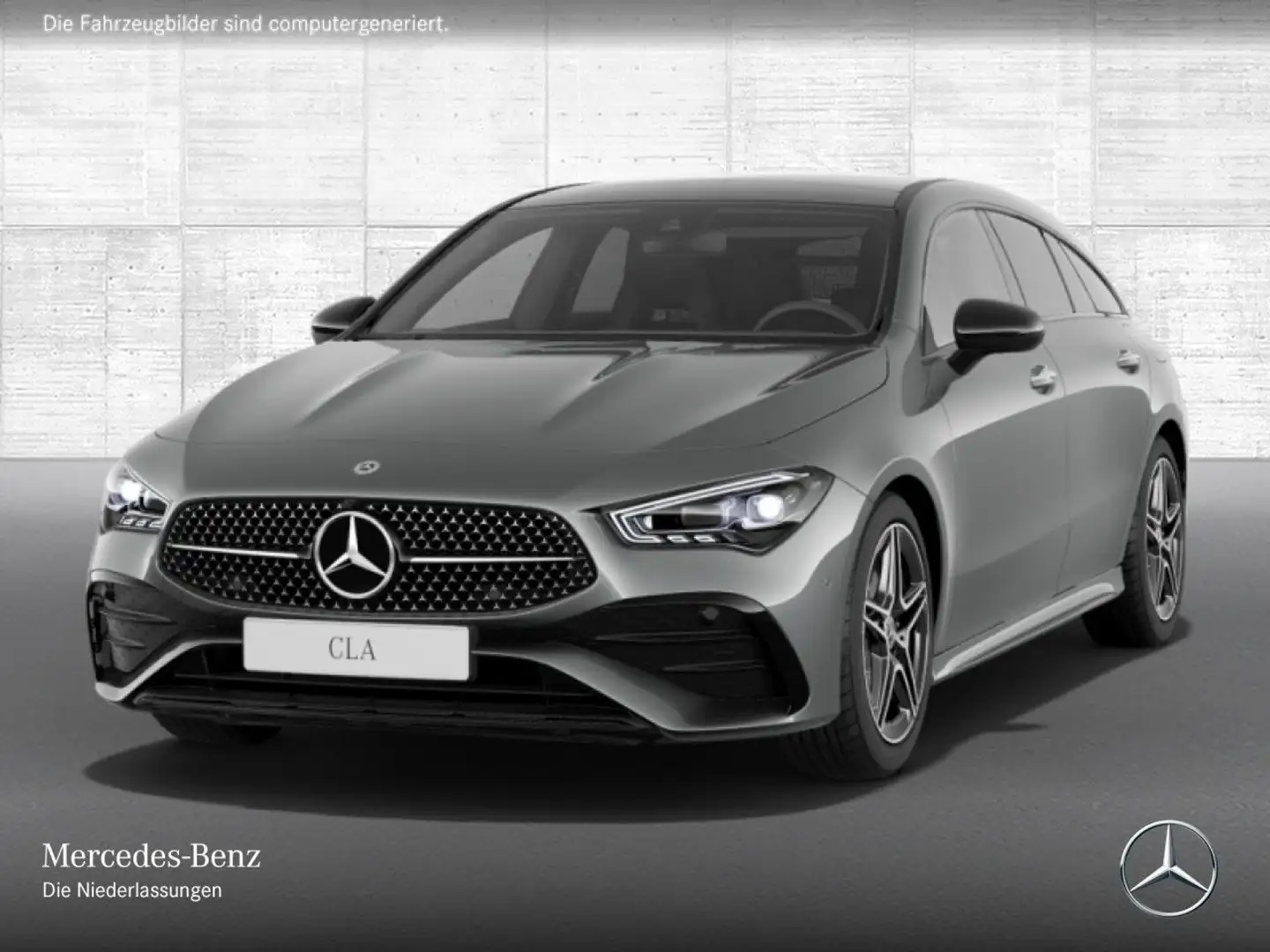 Mercedes-Benz CLA 250 e AMG+NIGHT+PANO+360°+AHK+MULTIBEAM+TOTW Grau - 2