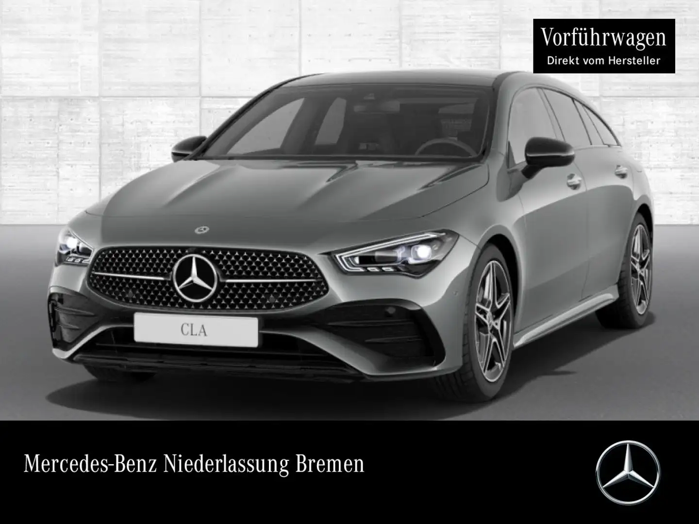 Mercedes-Benz CLA 250 e AMG+NIGHT+PANO+360°+AHK+MULTIBEAM+TOTW Grau - 1