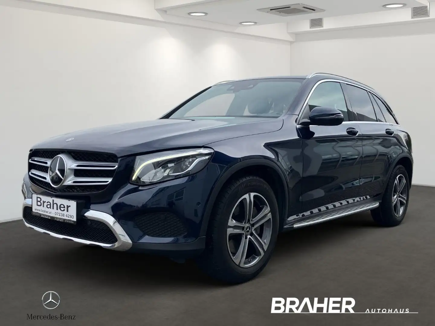 Mercedes-Benz GLC 250 4MATIC Shz PTS Navi FAP eHeck Pano RKam Blau - 1