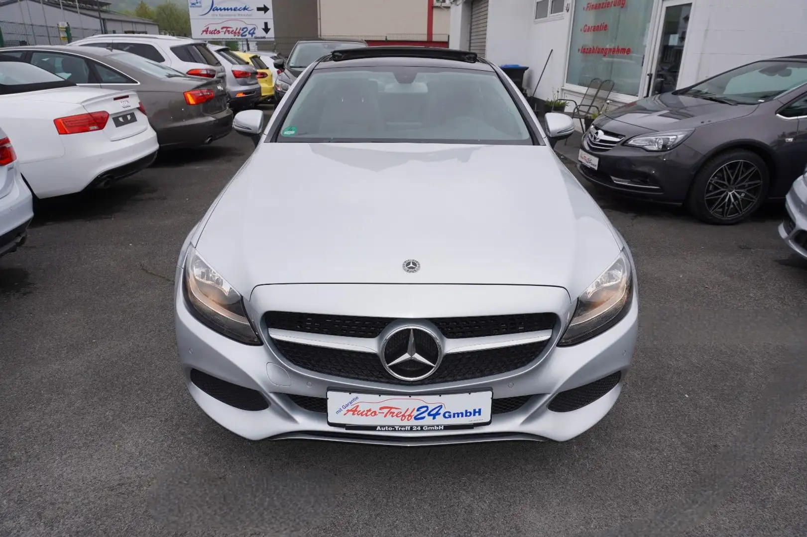 Mercedes-Benz C 180 Coupe Automatik*1.Hand*28.000Km*GARANTIE* Argent - 2