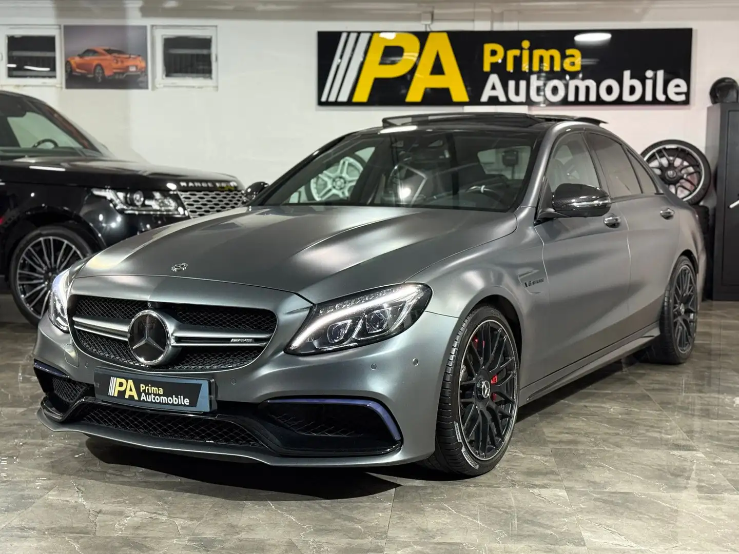 Mercedes-Benz C 63 AMG S Perf. AGA / Sitze Pano HUD 360° Magno Gris - 1