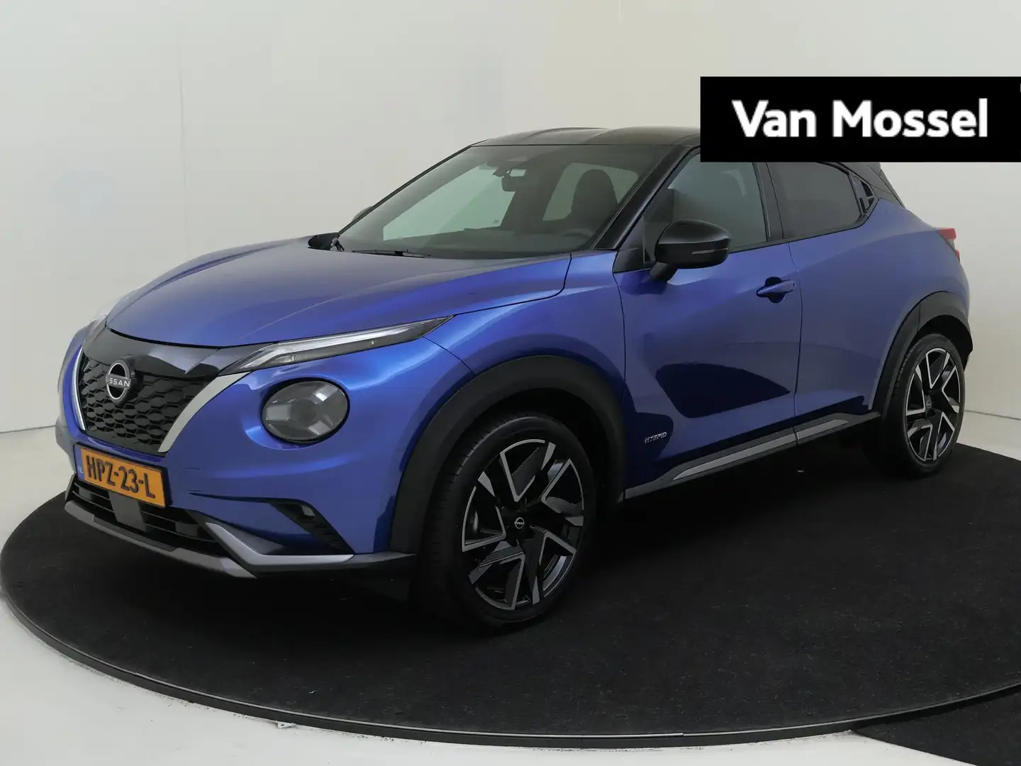 Nissan Juke 1.6 Hybrid N-Design Metallic lak | Apple carplay | Blauw - 1