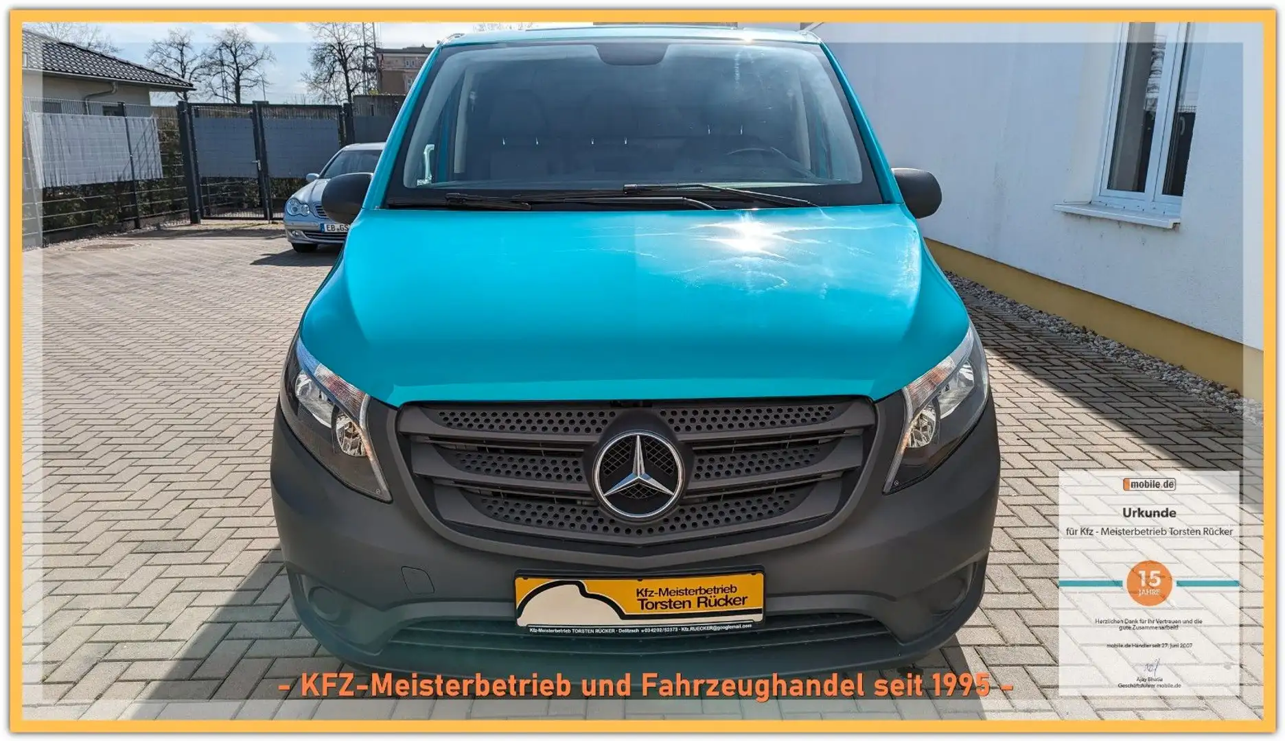 Mercedes-Benz Vito Kasten 116 CDI/BLUETEC lang LEDER NAVI RFK Zelená - 2
