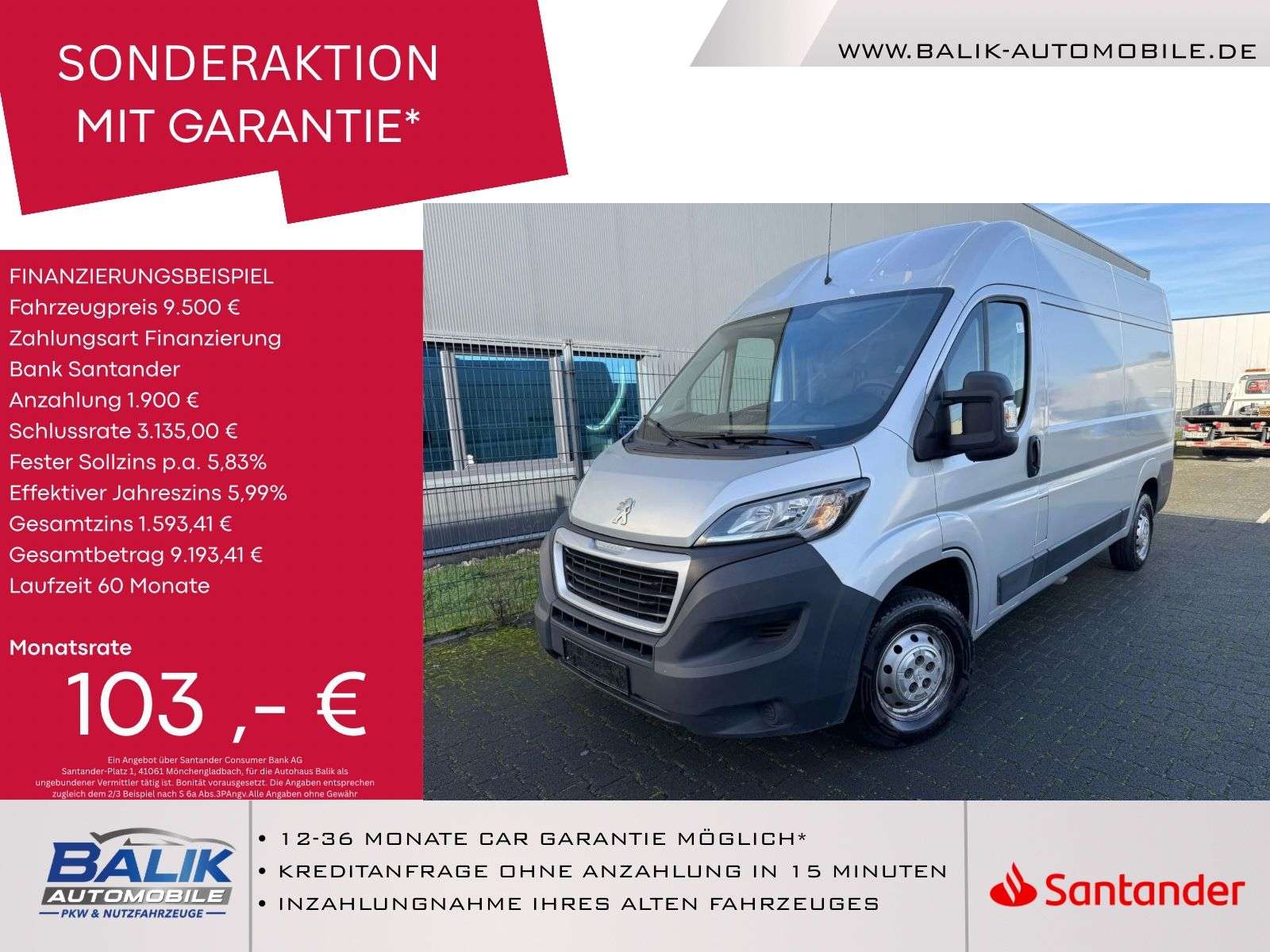 Second hand Peugeot Boxer 