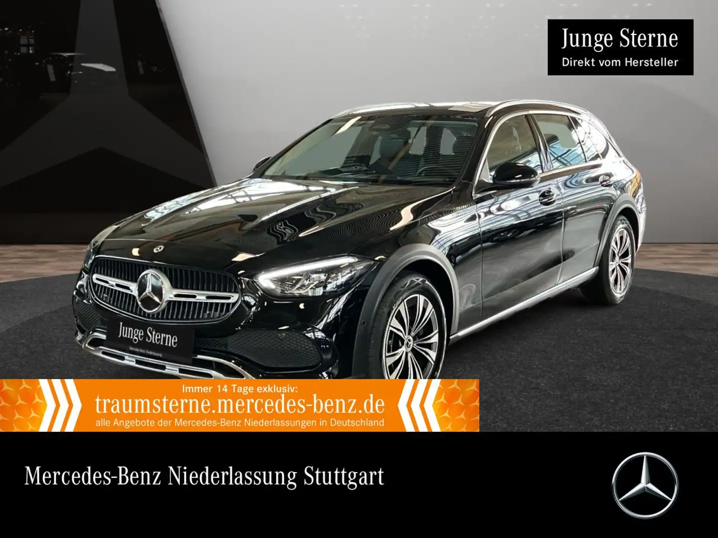 Mercedes-Benz C 220 d T 4M AVANTG+AHK+LED+KAMERA+KEYLESS+9G Noir - 1