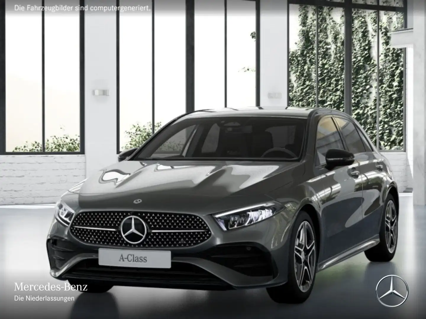 Mercedes-Benz A 200 AMG+NIGHT+LED+KAMERA+TOTW+KEYLESS+7G Gris - 2