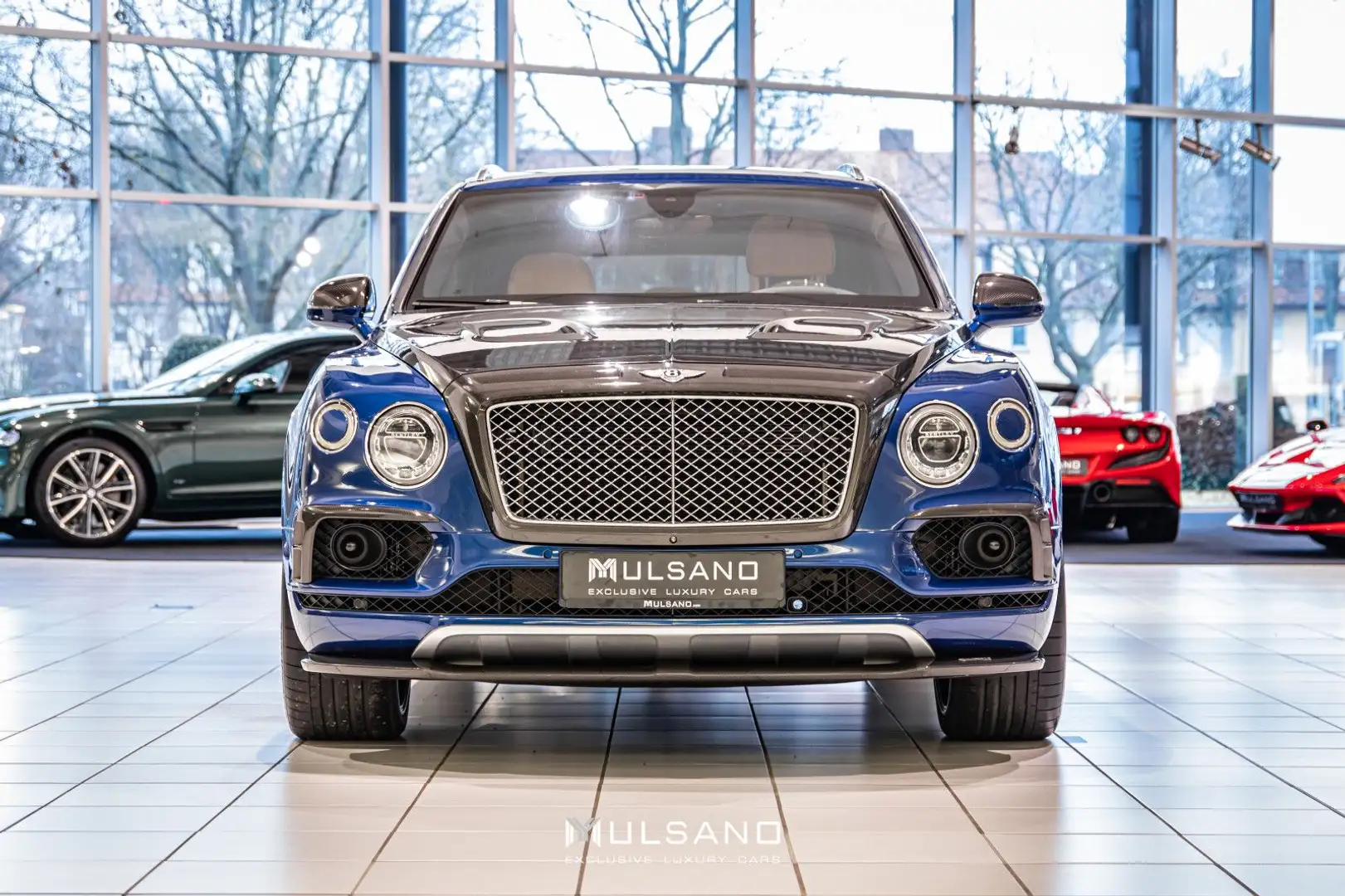 Bentley Bentayga 6.0 W12 MANSORY SOFTKIT CARBON PANO 23" Blau - 2