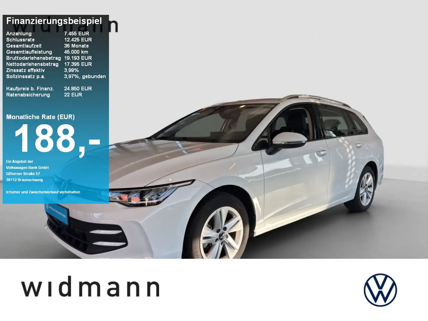 Volkswagen Golf Variant Life 1.5 TSI 150 PS ACC Stanfheizung Blanc - 1