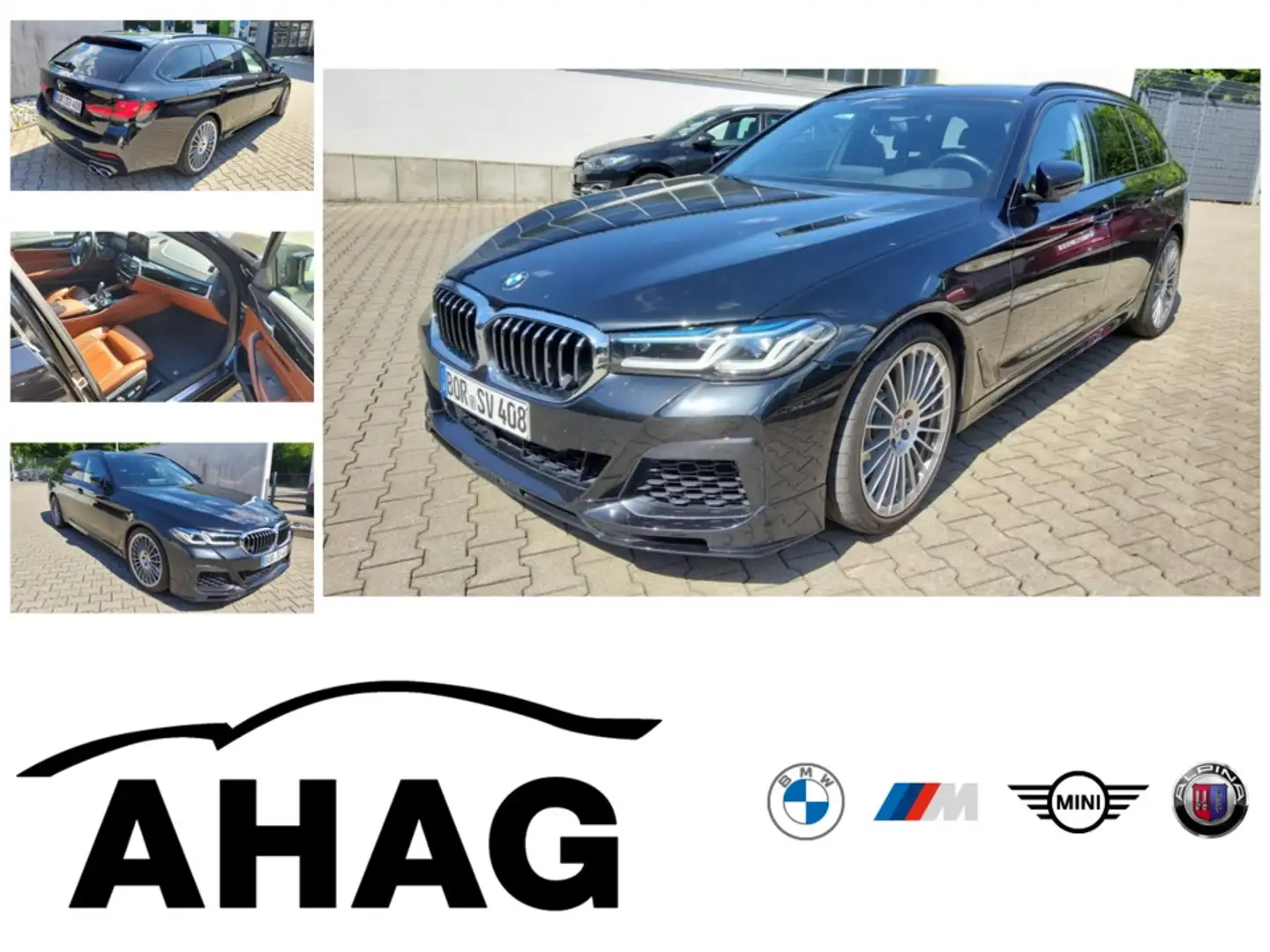 Alpina D5 S 3.0 Touring Navi Leder Panoramadach LED Sch Negru - 1