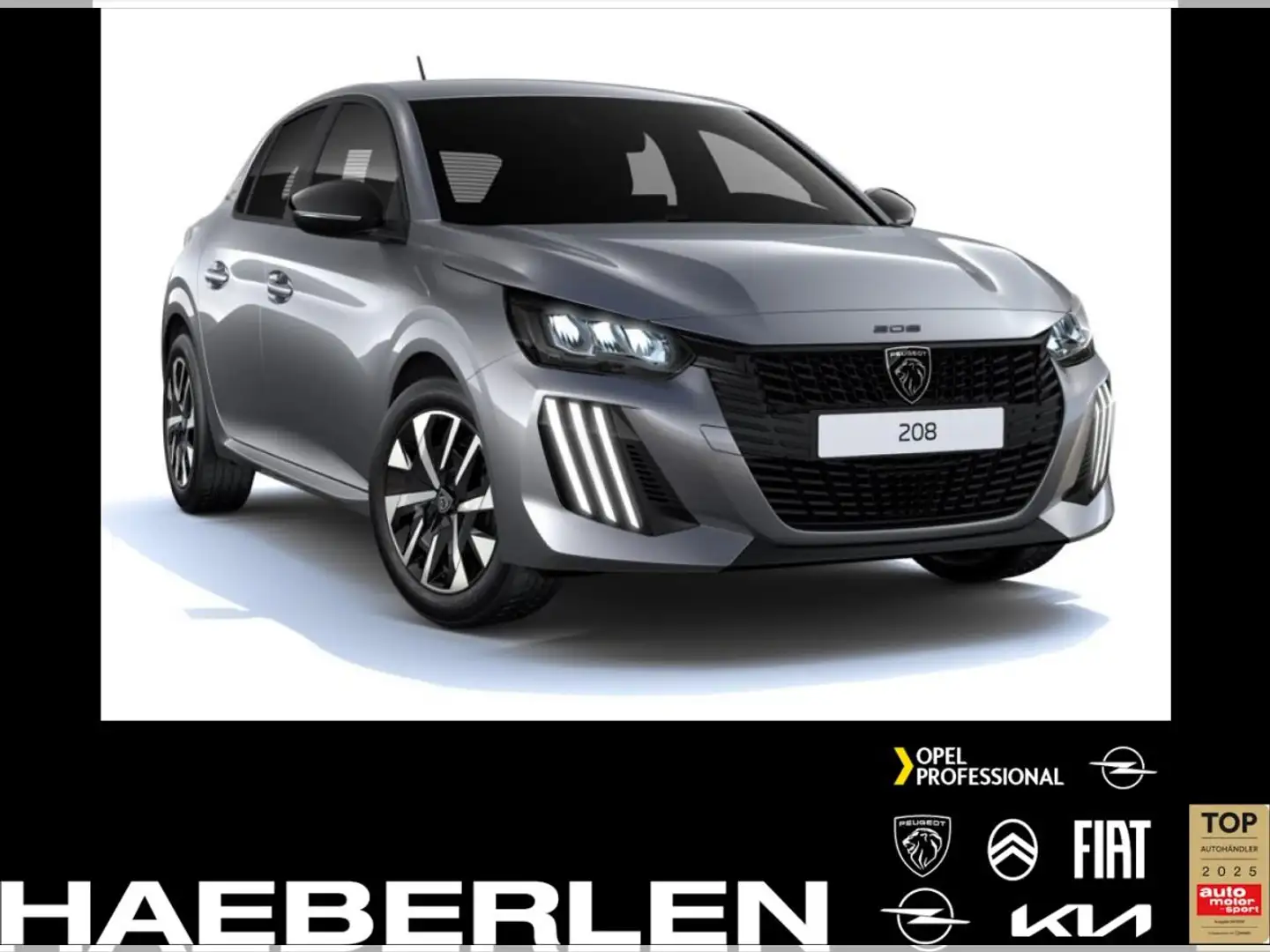Peugeot 208 Style PureTech Gelb - 1