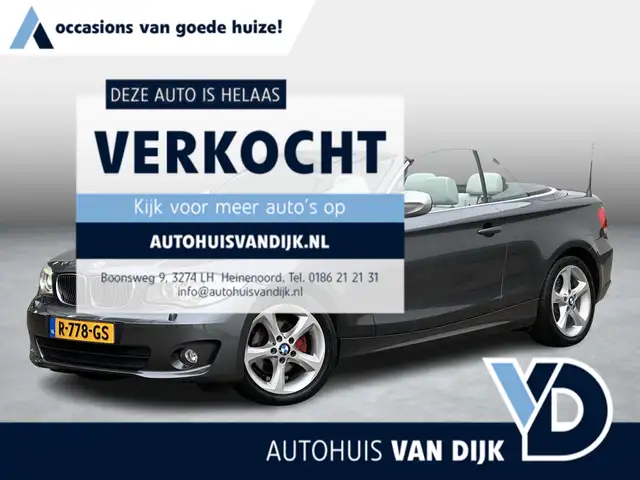 BMW 118 1-serie Cabrio 118i High Executive | Voll.Historie