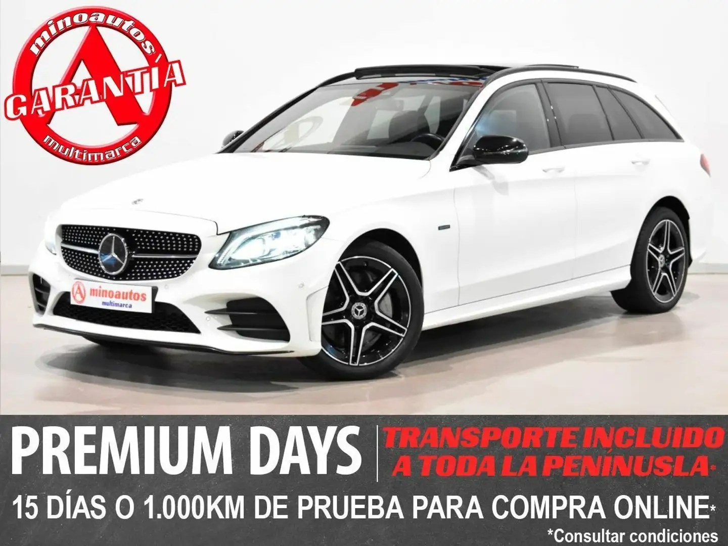 Mercedes-Benz C 300 ESTATE 300D 306 CV 9G-TRONIC AMG LINE Blanco - 1