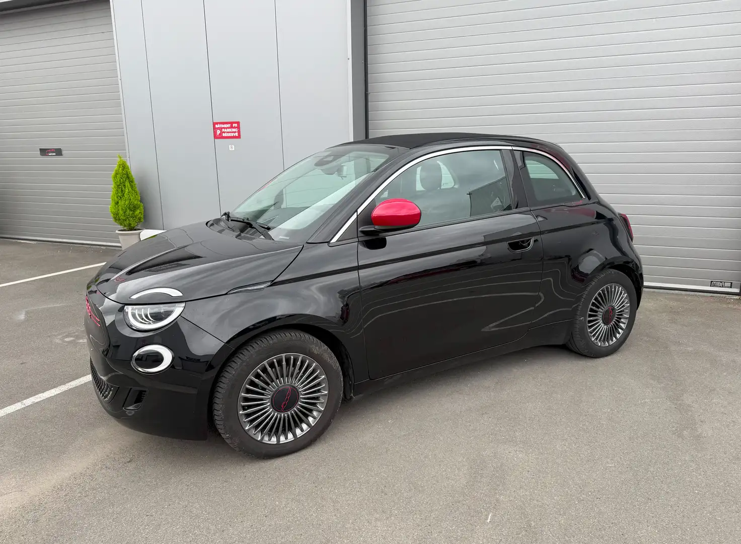 Fiat 500C e-500 42 kWh Red - Décapotable Fekete - 2