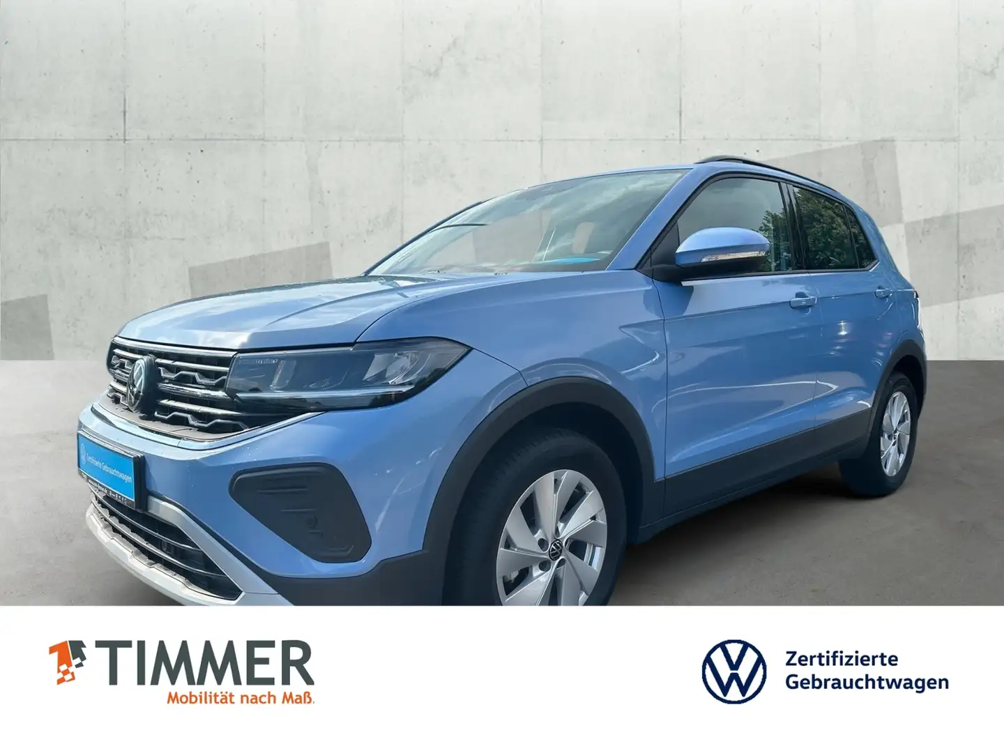 Volkswagen T-Cross 1.0 TSI LIFE *LED *ACC *VIRTUAL *NAVI *SHZ *ALU * Blau - 1