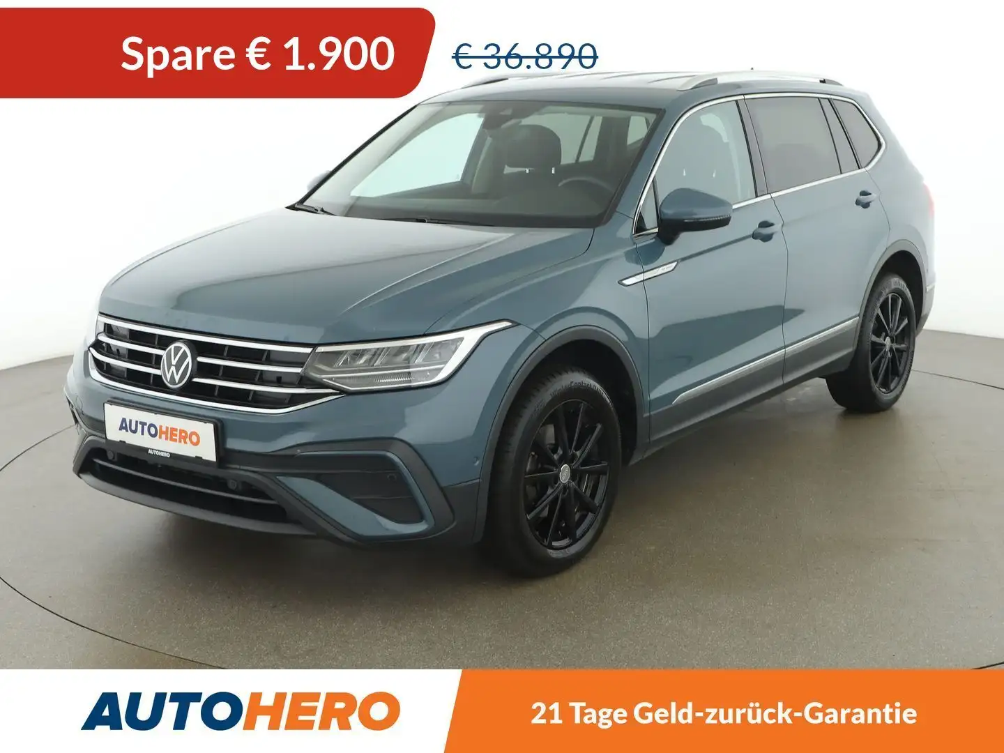 Volkswagen Tiguan Allspace 2.0 TDI Life 4Motion Bleu - 1