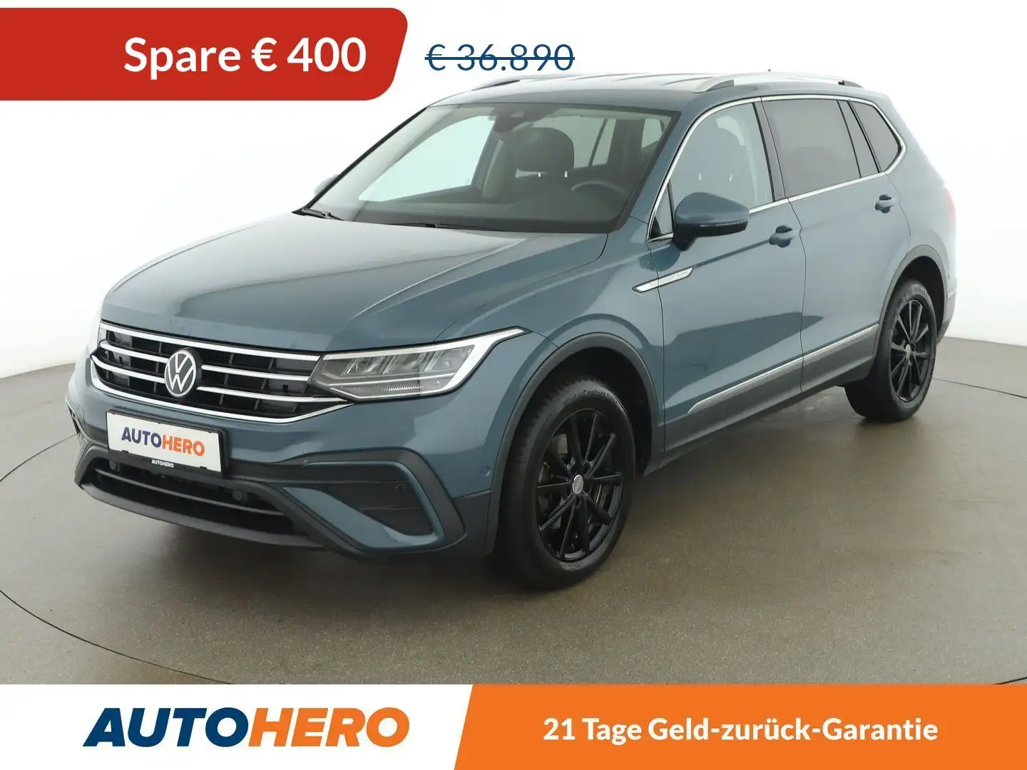 Volkswagen Tiguan Allspace 2.0 TDI Life 4Motion Bleu - 1