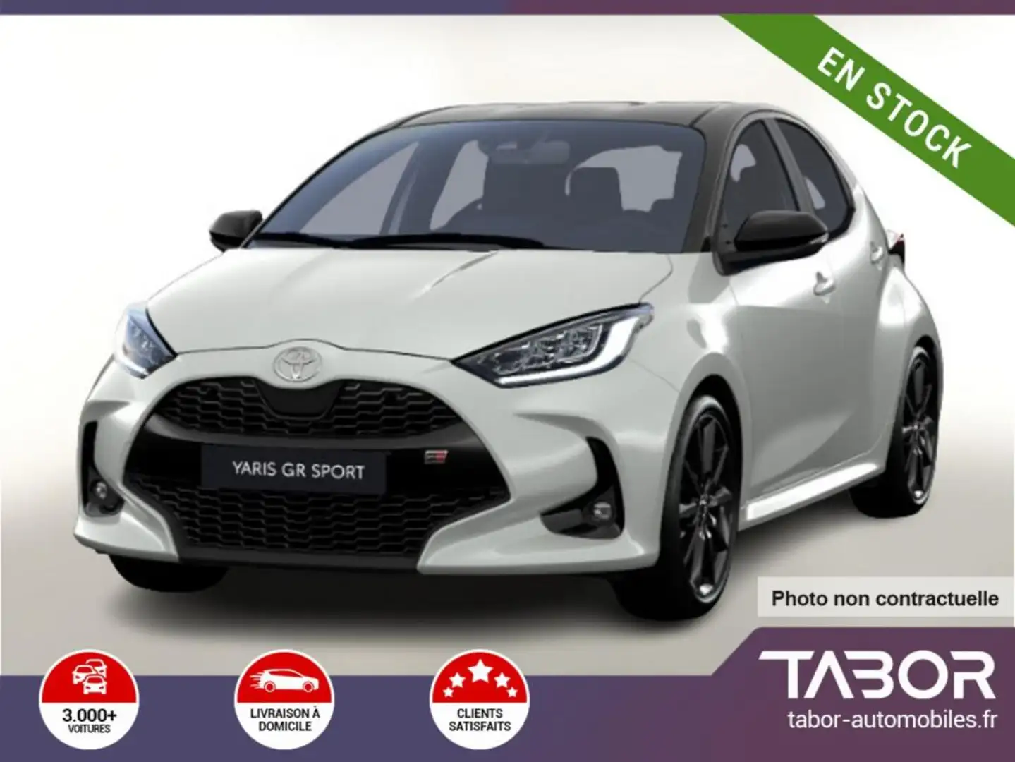 Toyota Yaris 1.5 VV Hybrid 130 CVT GR Sport GPS Gris - 1