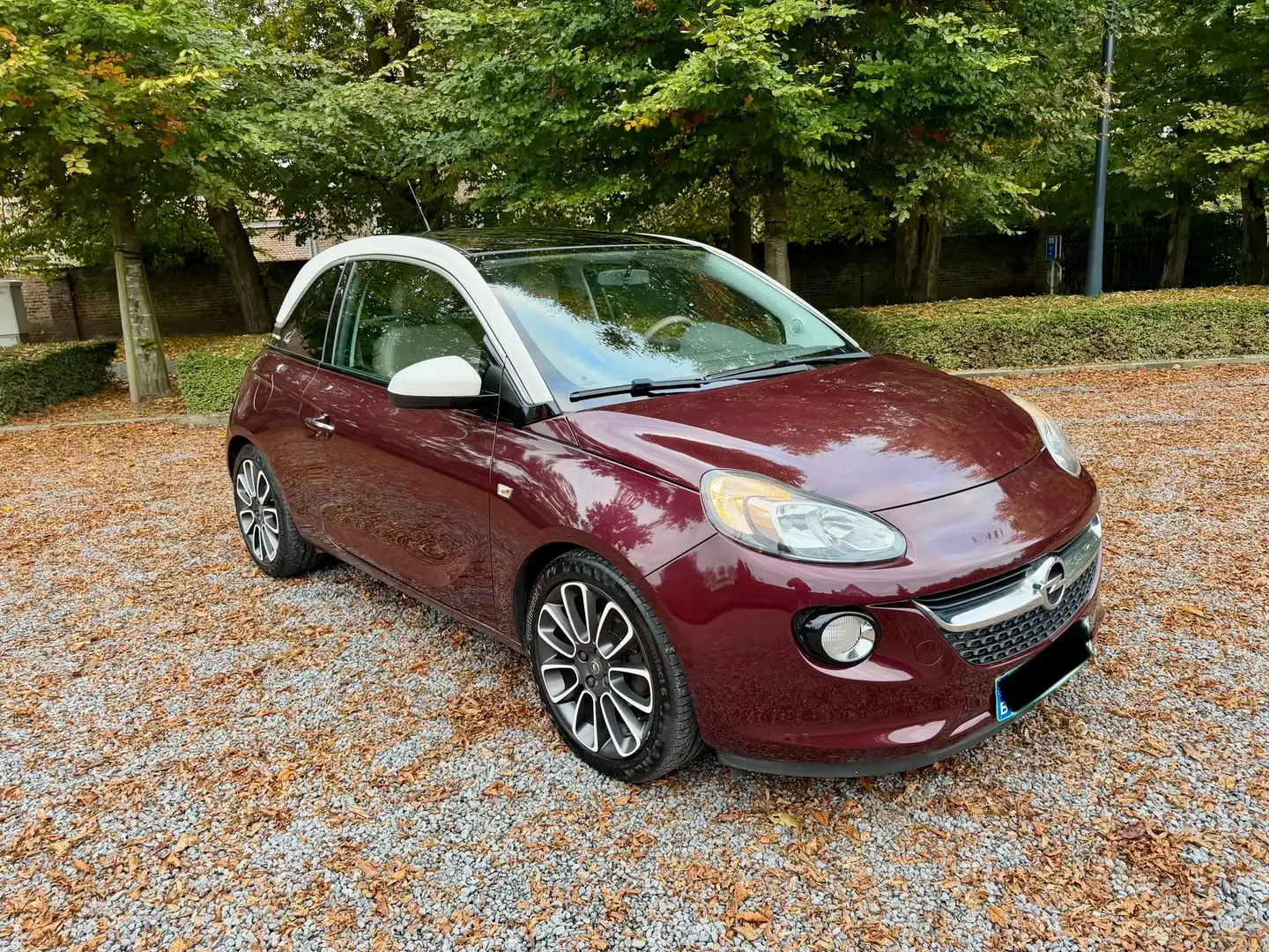 Opel Adam 1.2i Benzine Panoramadak Airco Scherm Euro5b Rouge - 2