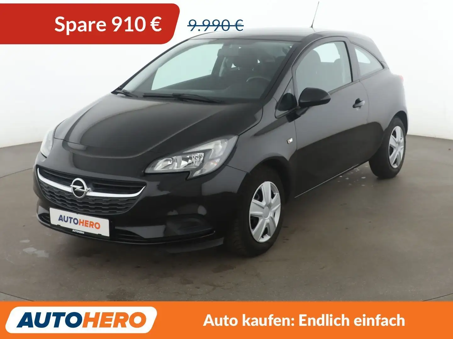 Opel Corsa 1.4 Turbo Edition ecoFlex *TEMPO*LIMITER*PDC*SHZ* Schwarz - 1