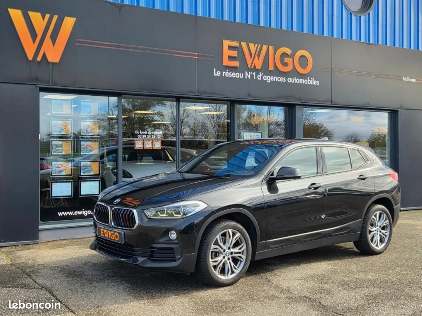 BMW X2 1.6 d 115 lounge plus volant m sport sdrive dkg bva Negro - 1