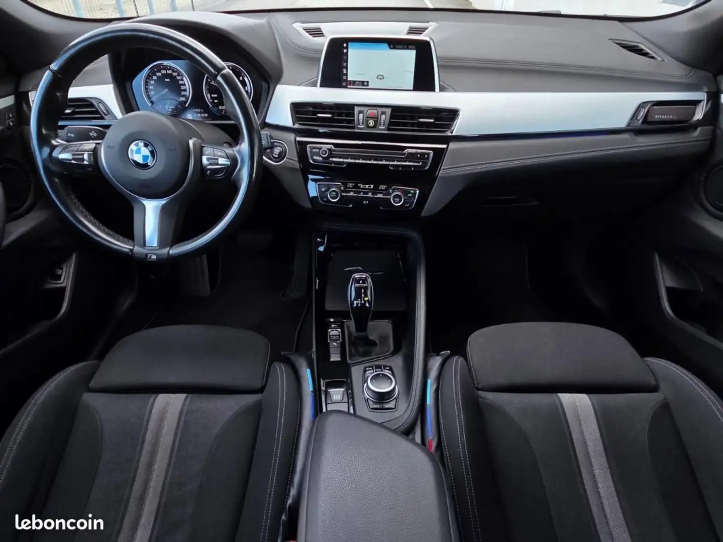 BMW X2 1.6 d 115 lounge plus volant m sport sdrive dkg bva Negro - 2