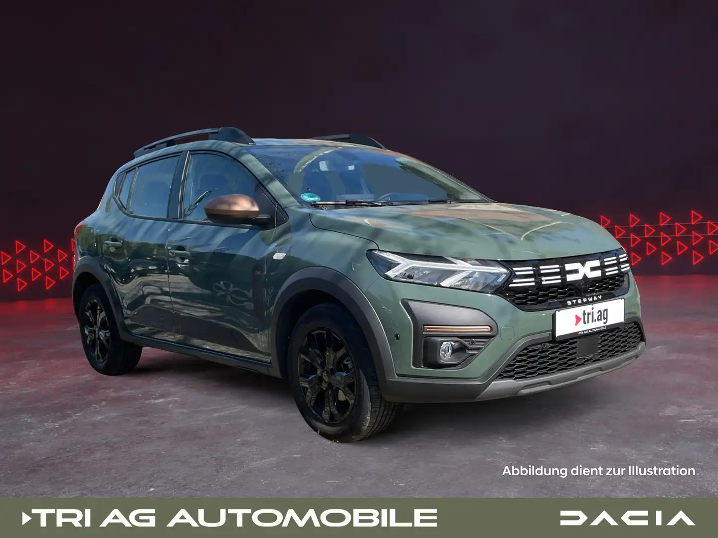 Dacia Sandero Stepway Extreme+ TCe 110 Zelená - 1