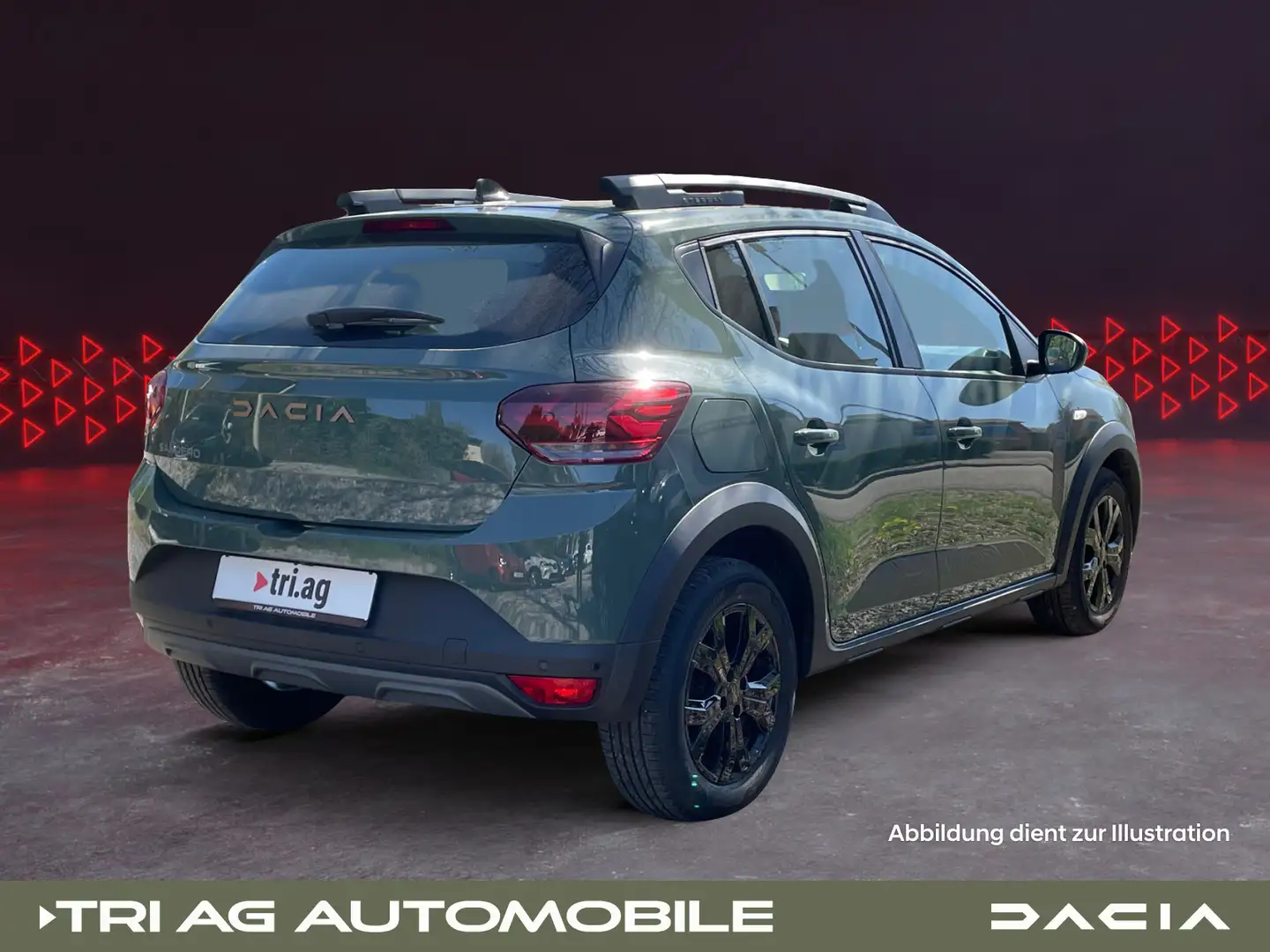 Dacia Sandero Stepway Extreme+ TCe 110 Zelená - 2