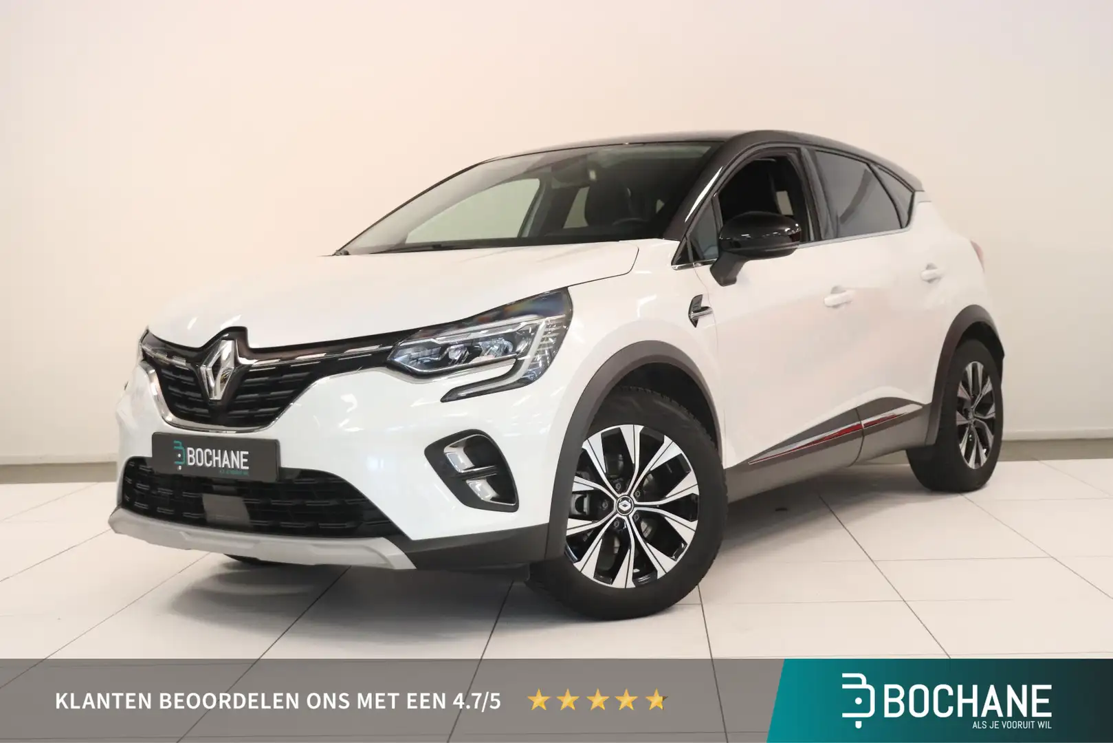 Renault Captur 1.6 E-Tech full hybrid 145 techno | AppleCarplay A Weiß - 1