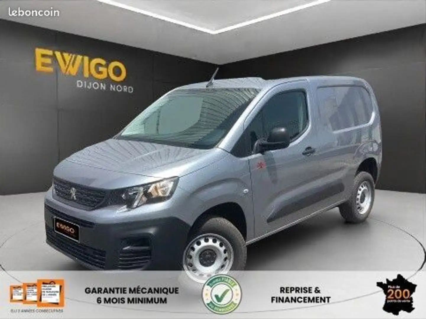 Peugeot Partner vu dangel fourgon 4x4 m 650 kg bluehdi 130 ch s&s bvm6 + 26242 ht Gris - 1