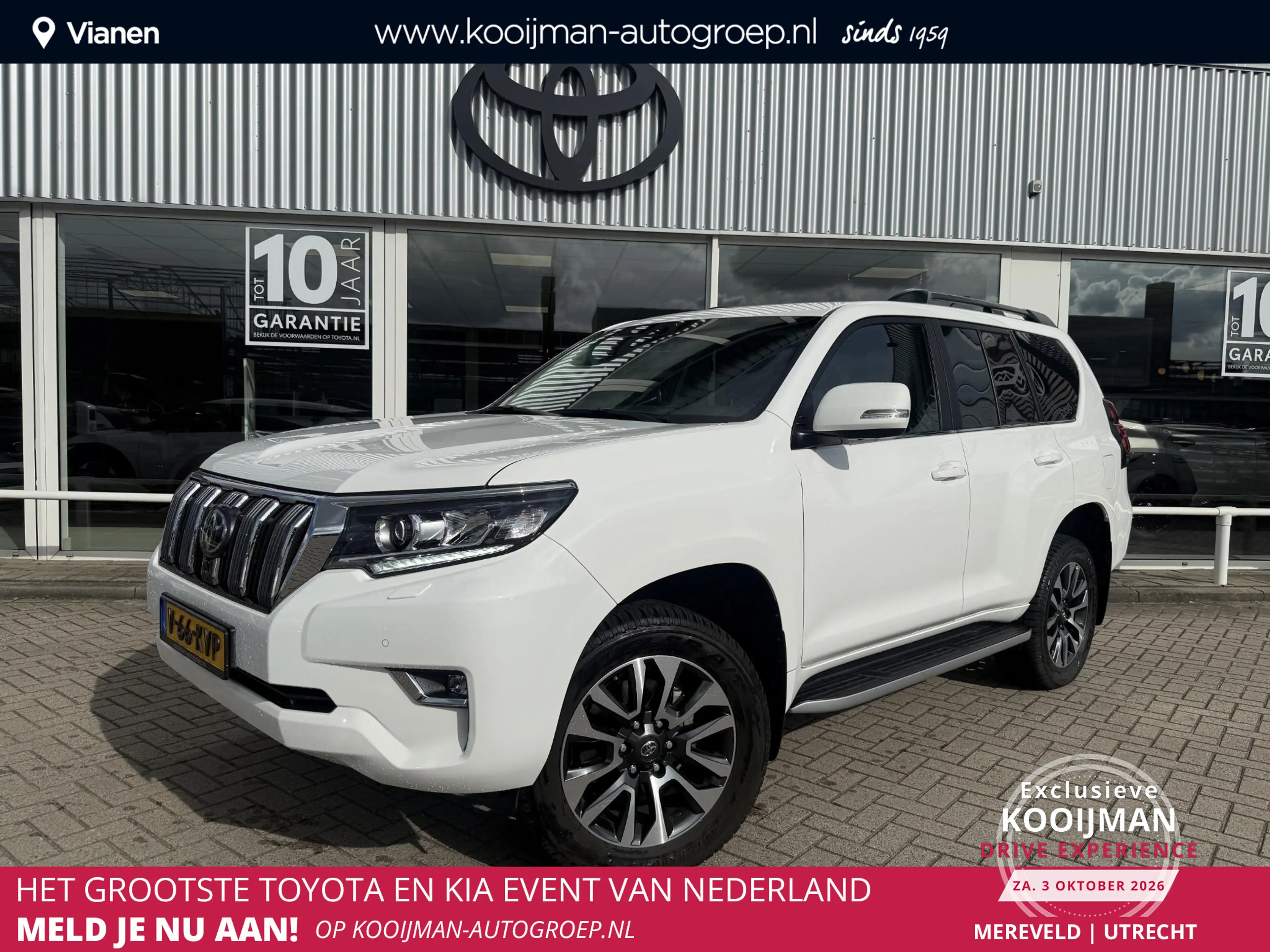Toyota Land Cruiser 2.8 D-4D-F Professional Window Van Grijs kenteken