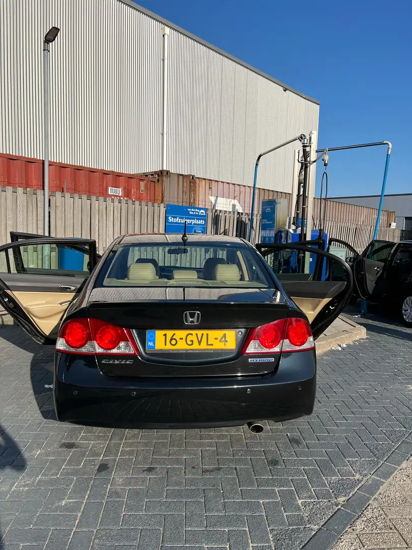 Honda Civic 1.3 Hybrid - Automaat - Leder interieur - Carplay Černá - 2