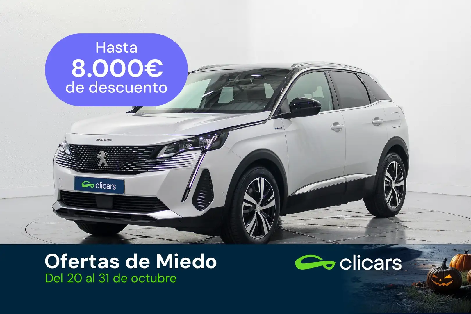 Peugeot 3008 HYB PHEV 225 GT e-EAT8 Blanc - 1