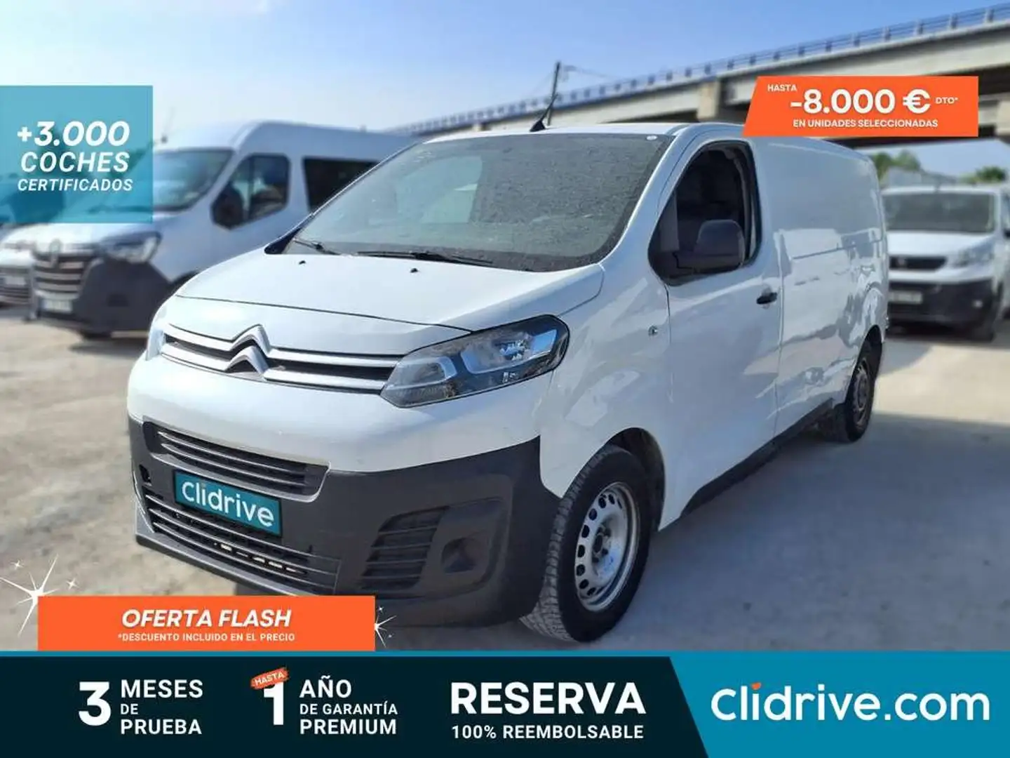 Citroen Jumpy Fg. BlueHDI Talla M S&S Control 100 Blanco - 1