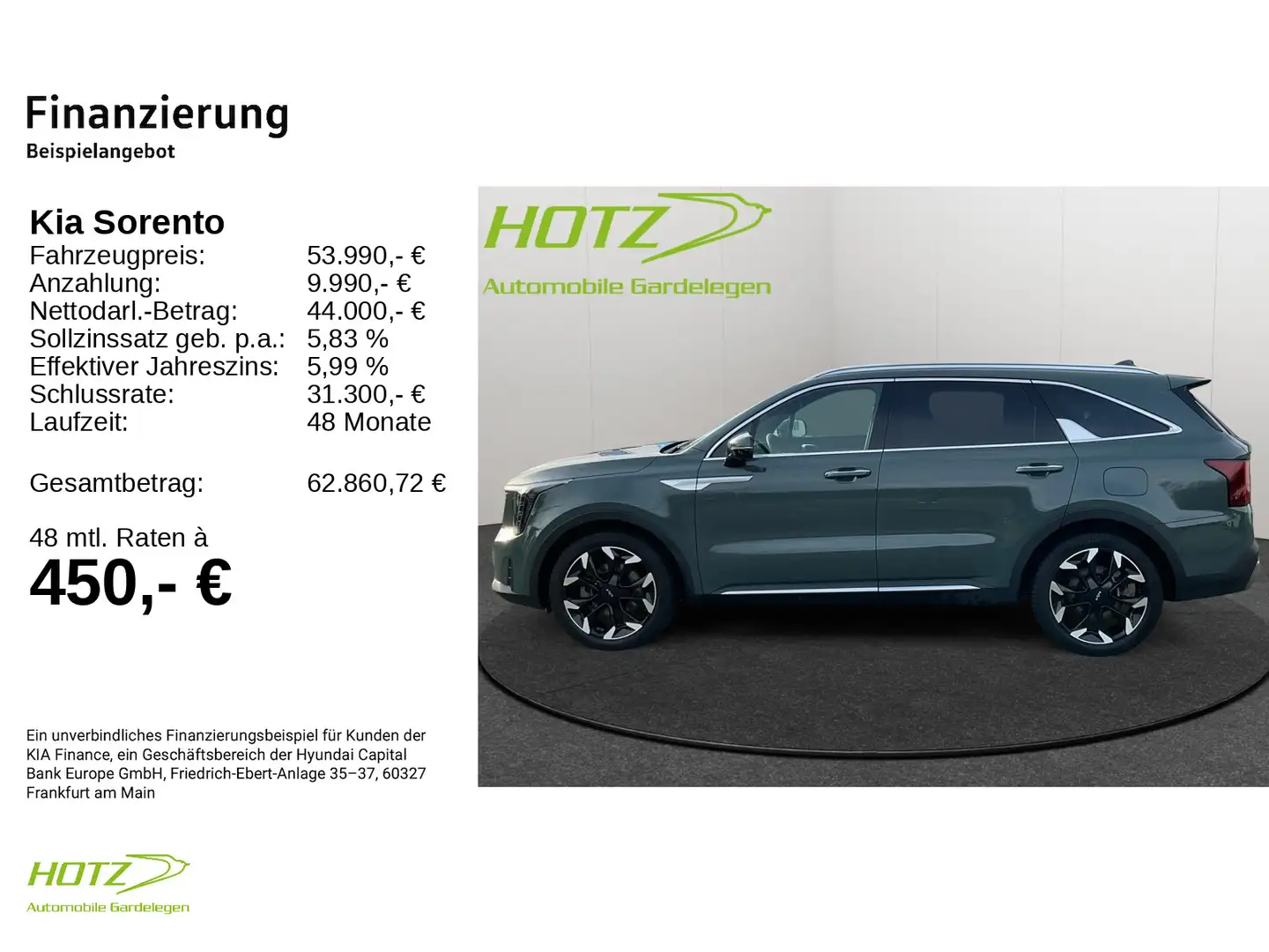 Kia Sorento PE 2.2D DCT8 Platinum Allrad - Premium-P Zelená - 2