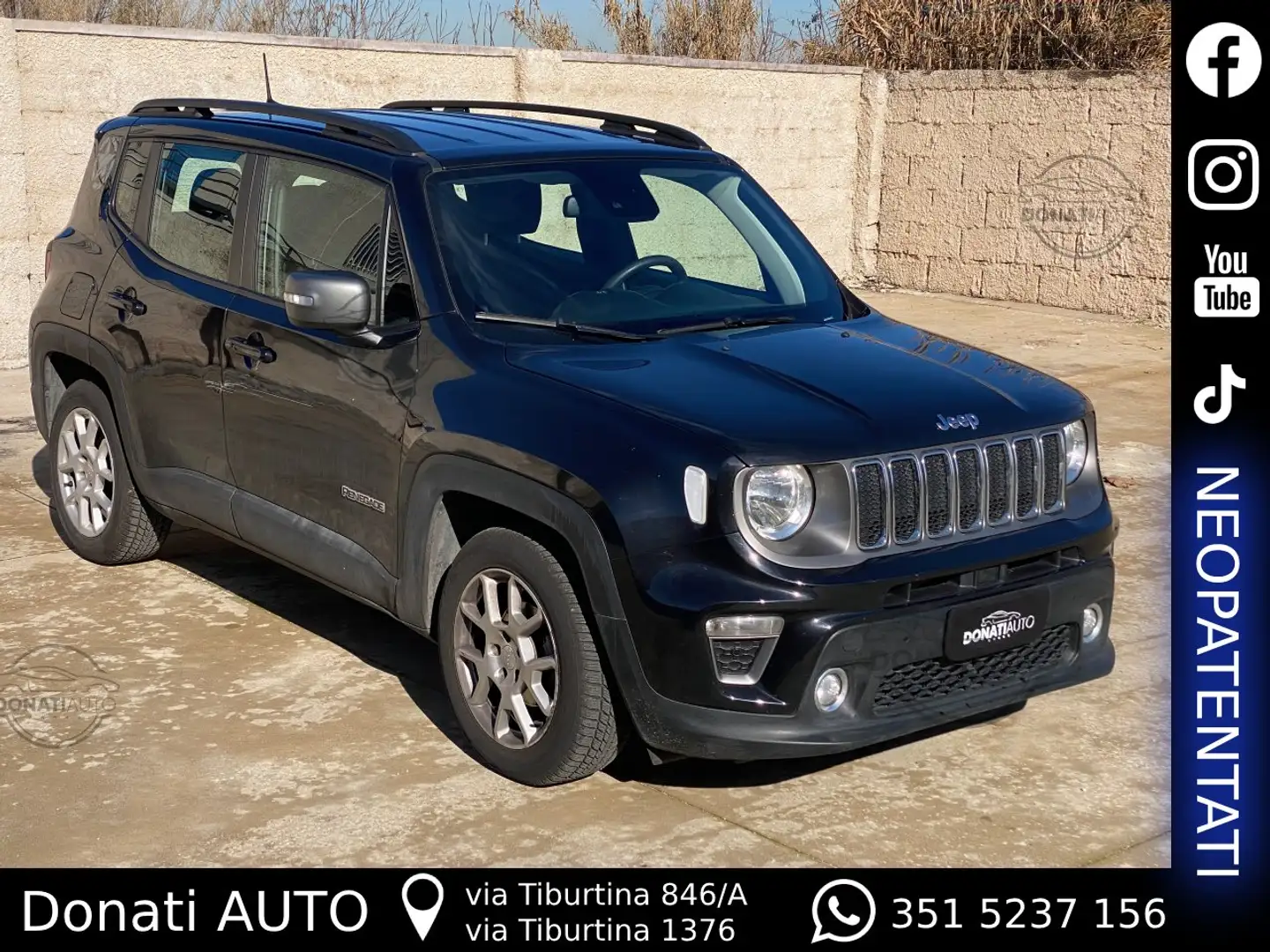 Jeep Renegade 130cv Nero - 1