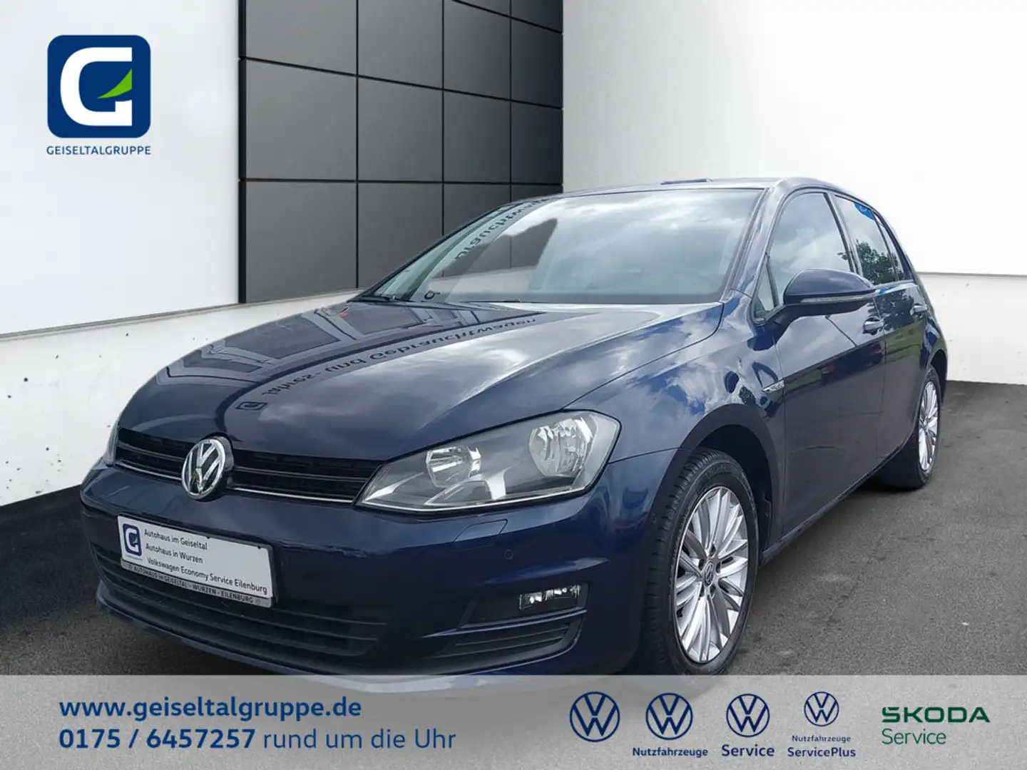 Volkswagen Golf VII 1.4 TSI Cup *PARK ASSIST*SHZ*NAVI*ALU*TEMP* Blauw - 1