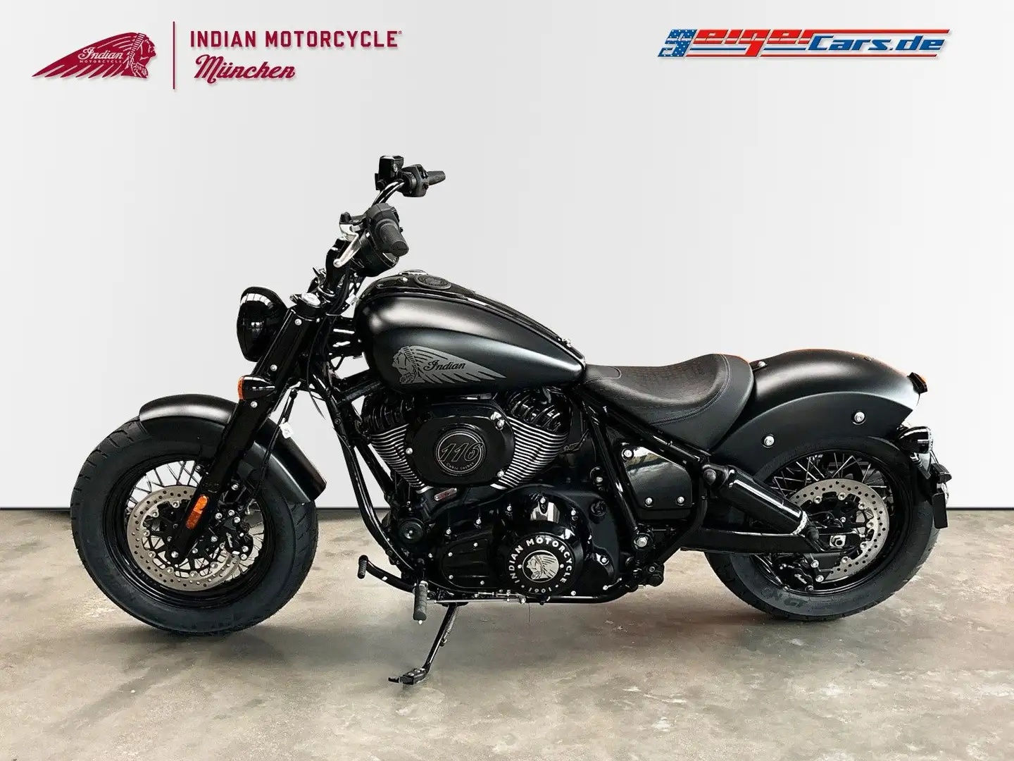 Indian Chief BOBBER DARK HORSE 2025! Negru - 2