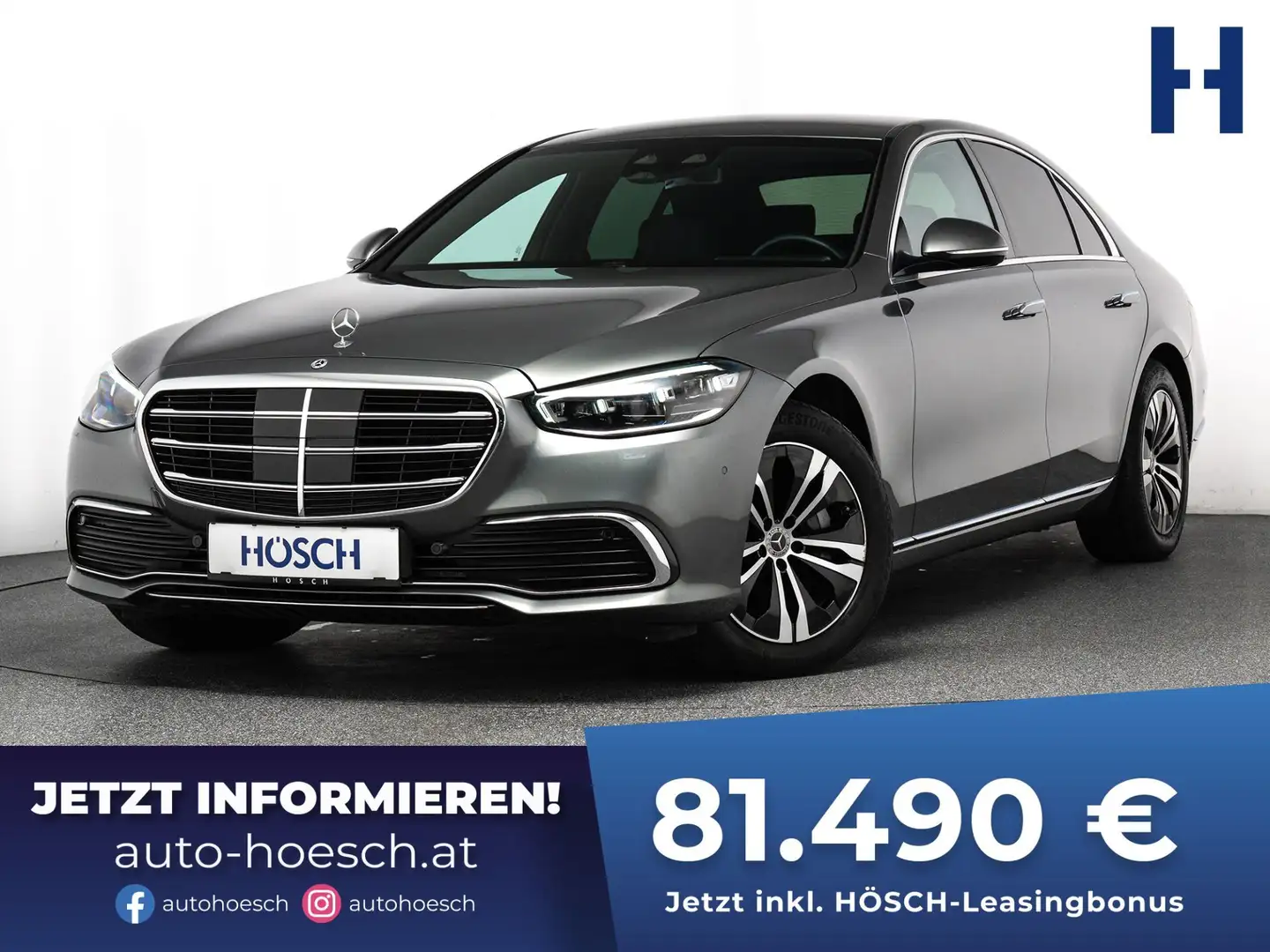 Mercedes-Benz S 350 d AIRMATIC ASSISTENZ MULTIBEAM ++ Grau - 1