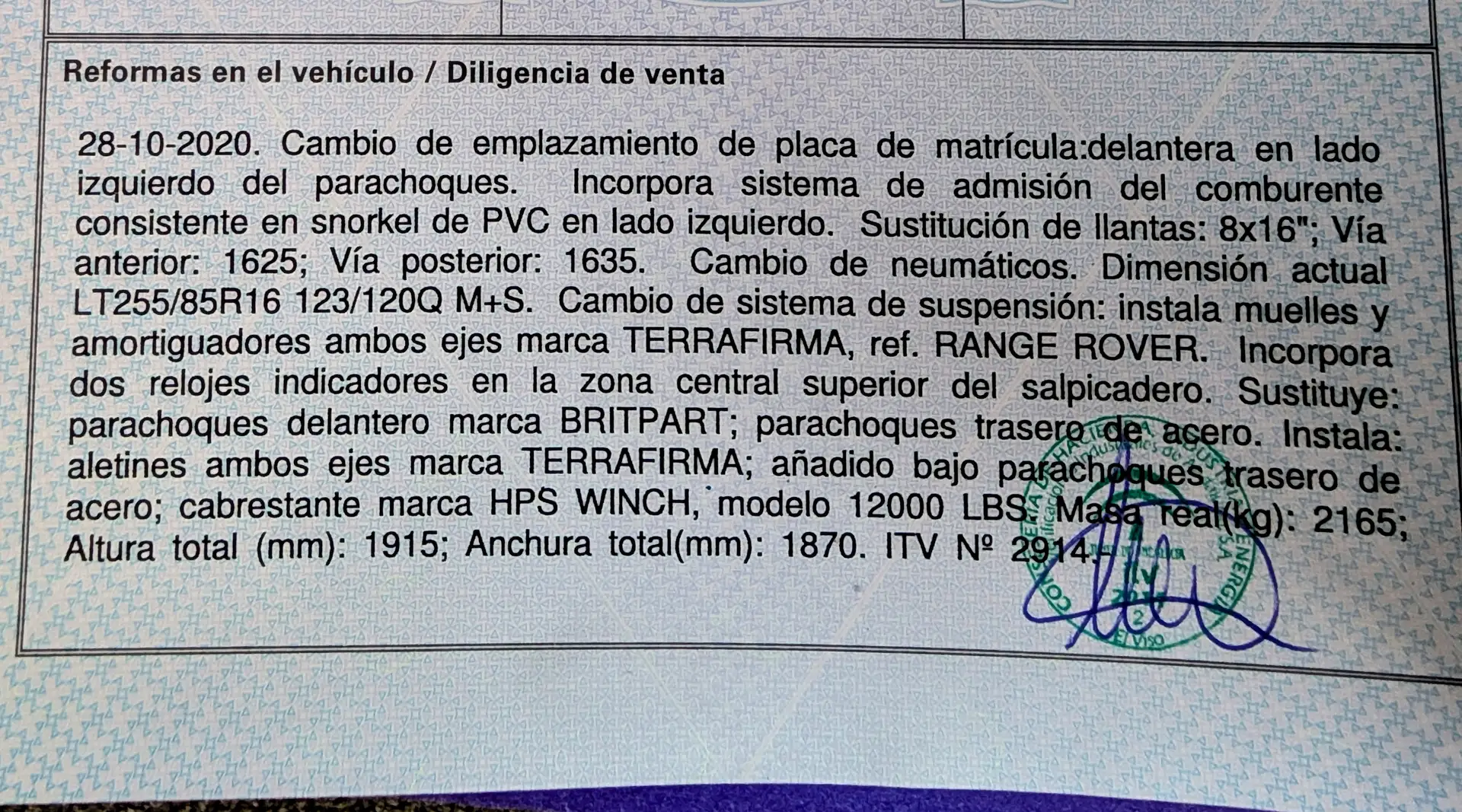 Land Rover Range Rover Range Rover Classic 2.5 200 TDI Verde - 2