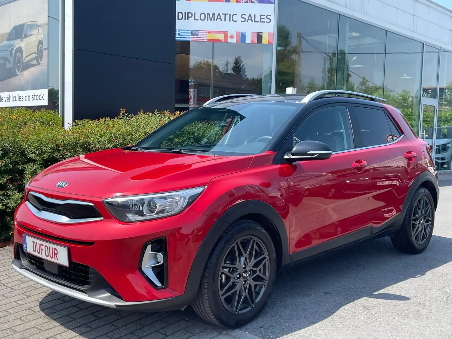 Kia Stonic 1.0 T Black Edition ISG Rouge - 1