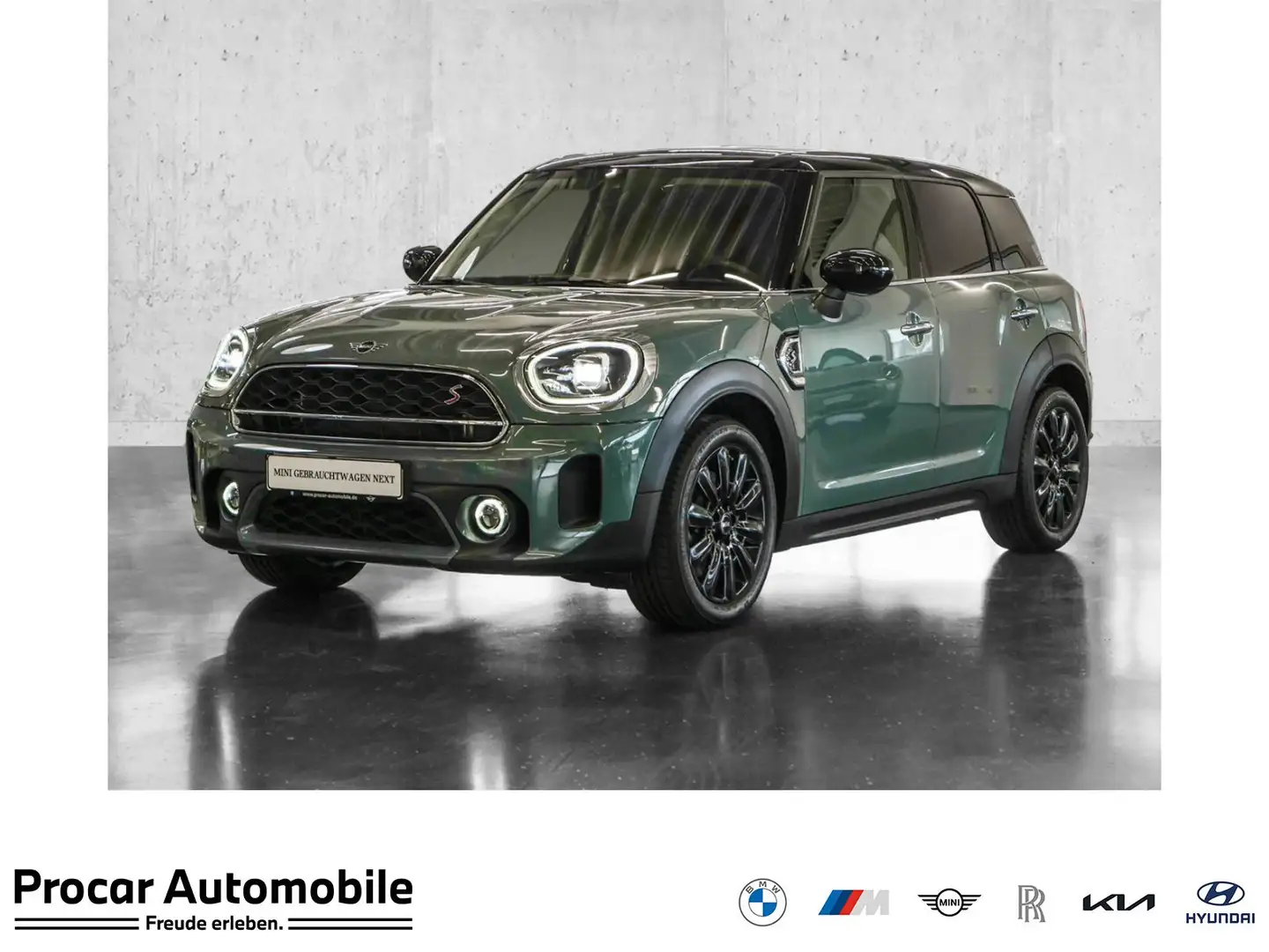 MINI Cooper S Countryman Cooper S ALL4 Classic Trim Aut Nav LED RFK Komfzg Verde - 1