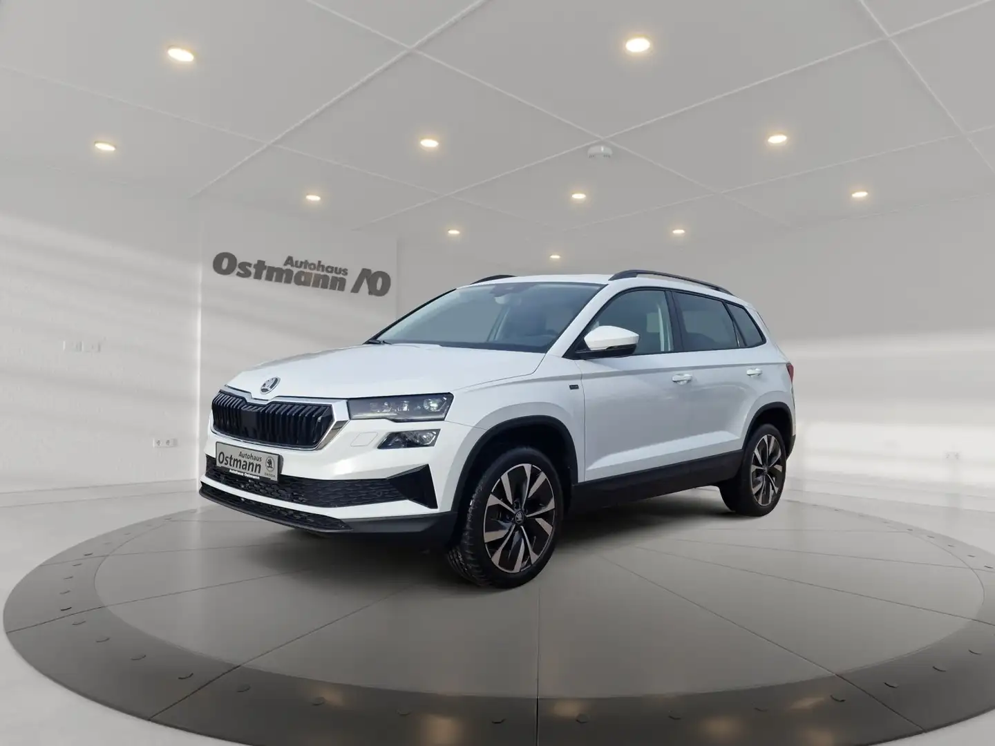 Skoda Karoq 1.5 TSI DSG Selection AHK LED PDC GRA SpurH Wit - 1