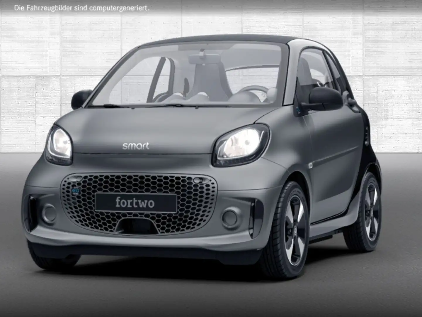smart forTwo EQ 60kWed SHZ PDC Dig Radio Tempom Klima Schwarz - 2