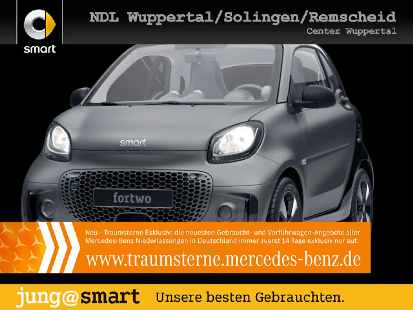 smart forTwo EQ 60kWed SHZ PDC Dig Radio Tempom Klima Schwarz - 1