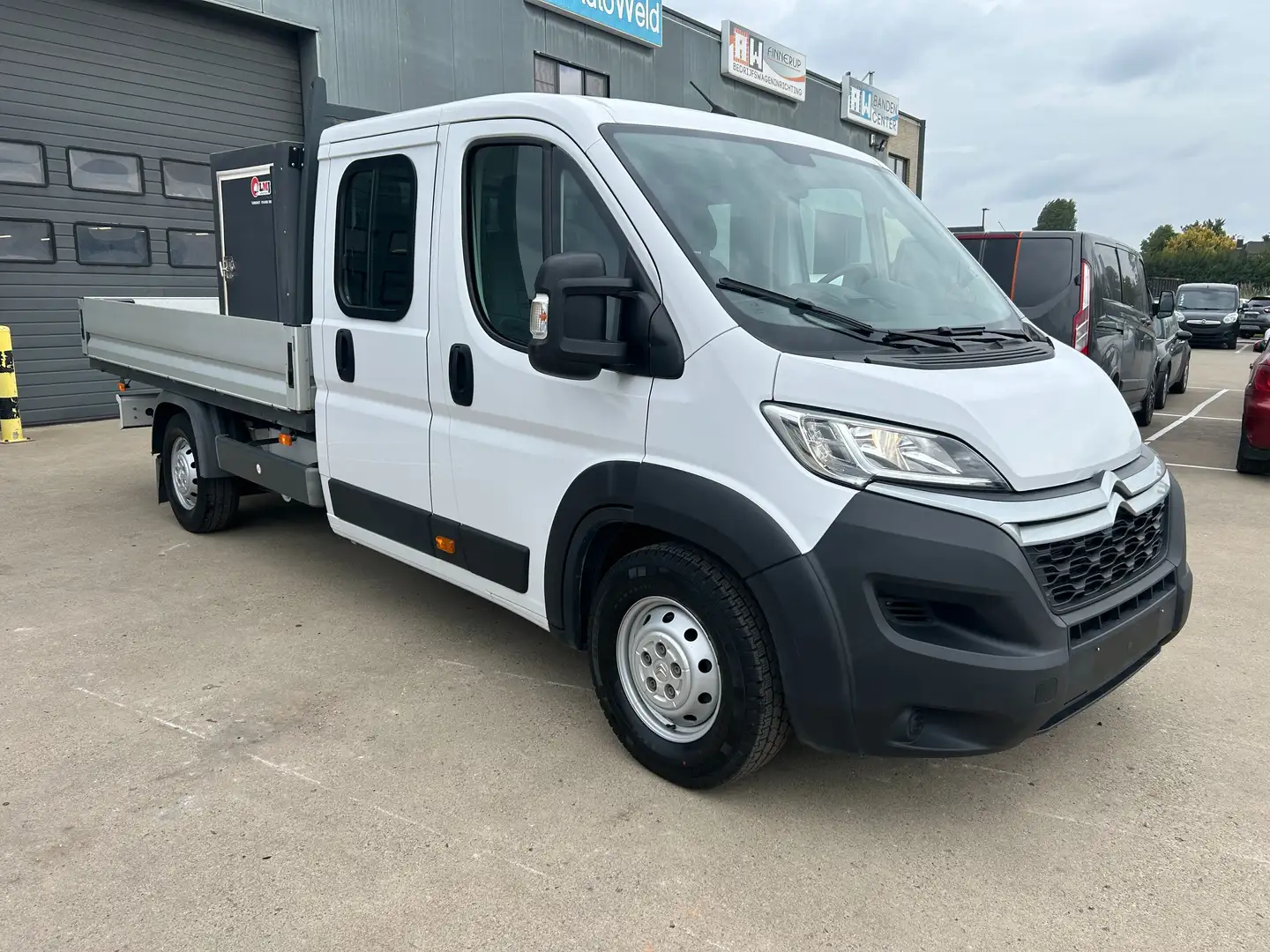 Citroen Jumper PICKUP 7 ZIT MET EXTRA OPBERGKOFFER NIEUWSTAAT Wit - 2