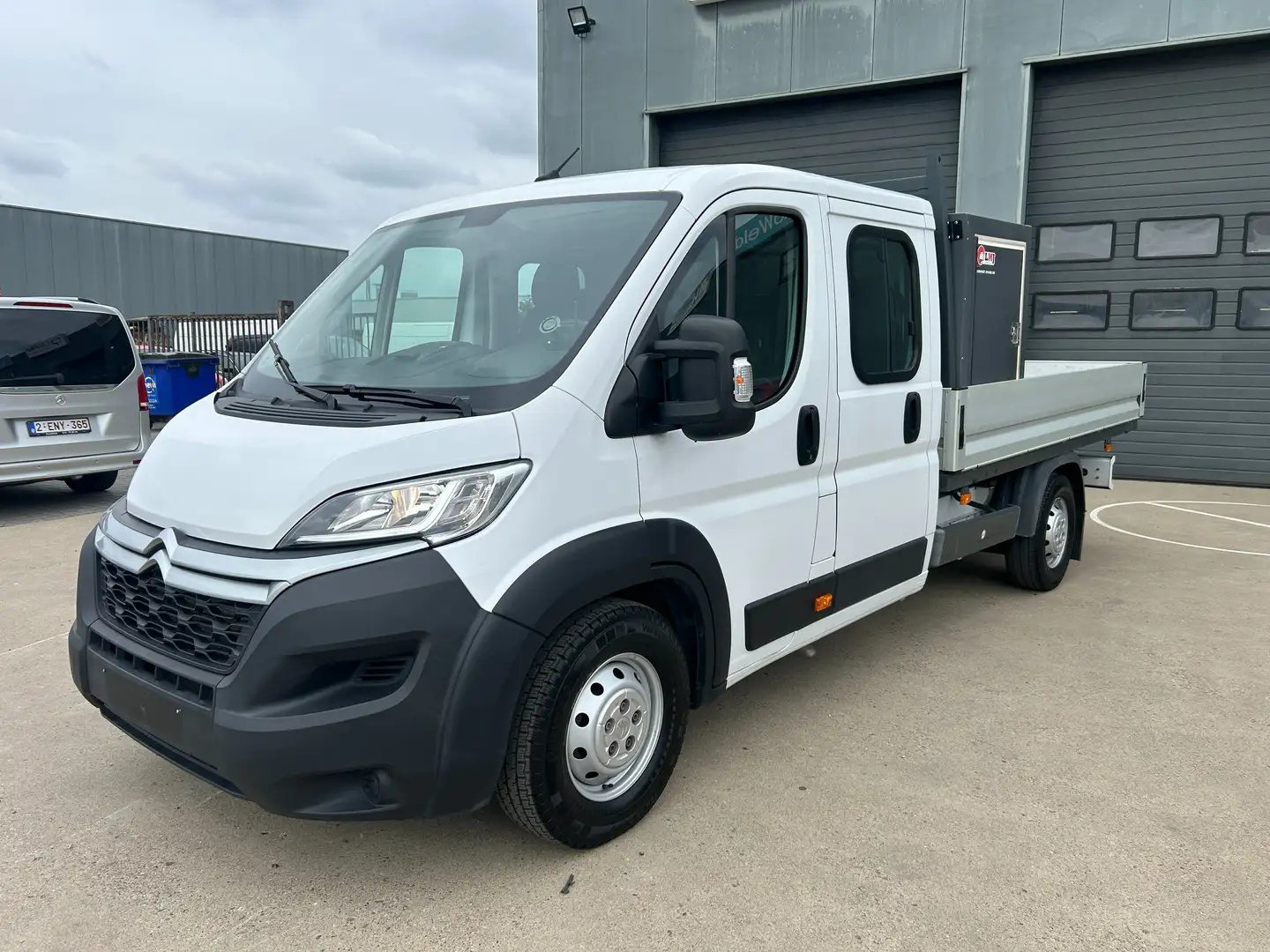Citroen Jumper PICKUP 7 ZIT MET EXTRA OPBERGKOFFER NIEUWSTAAT Wit - 1