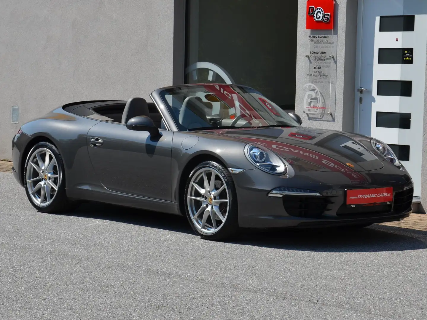 Porsche 991 Carrera Cabriolet, Erstlack, SAUGER, Bestzustand! Grau - 1