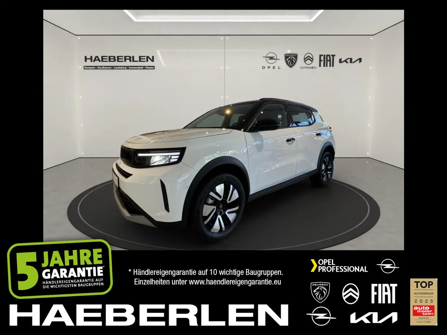 Opel Frontera 100kW 1.2 GS LED+Navi+SHZ+Fernlichtass. Weiß - 1