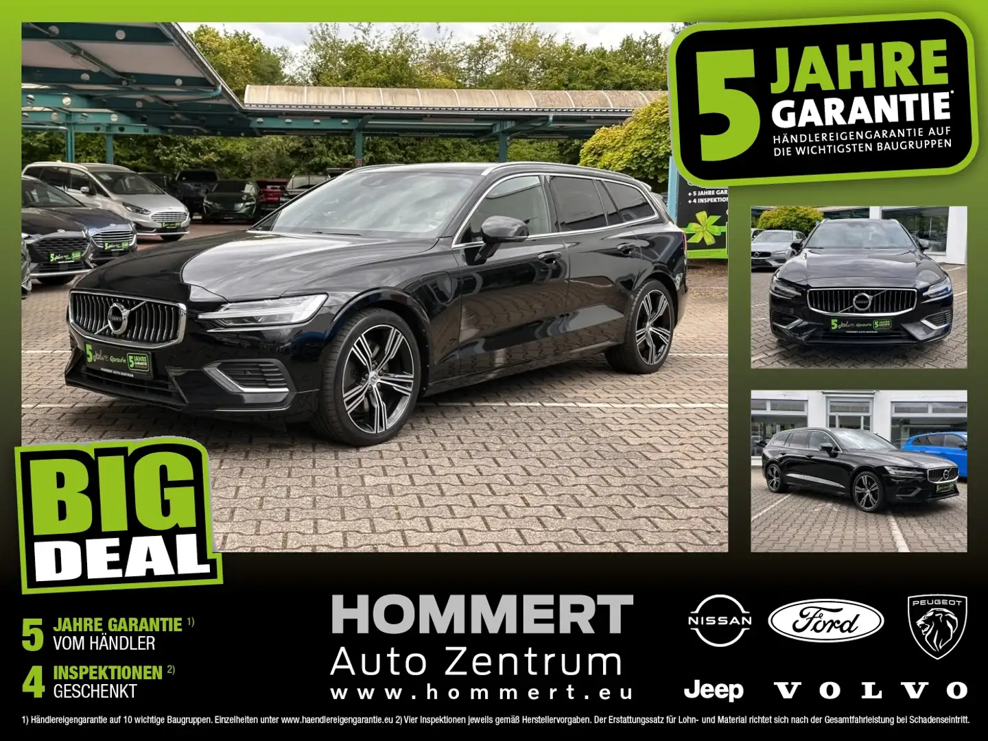 Volvo V60 T8 AWD Inscription *Kamera*ACC*Navi*Sitzh.*LM Noir - 1